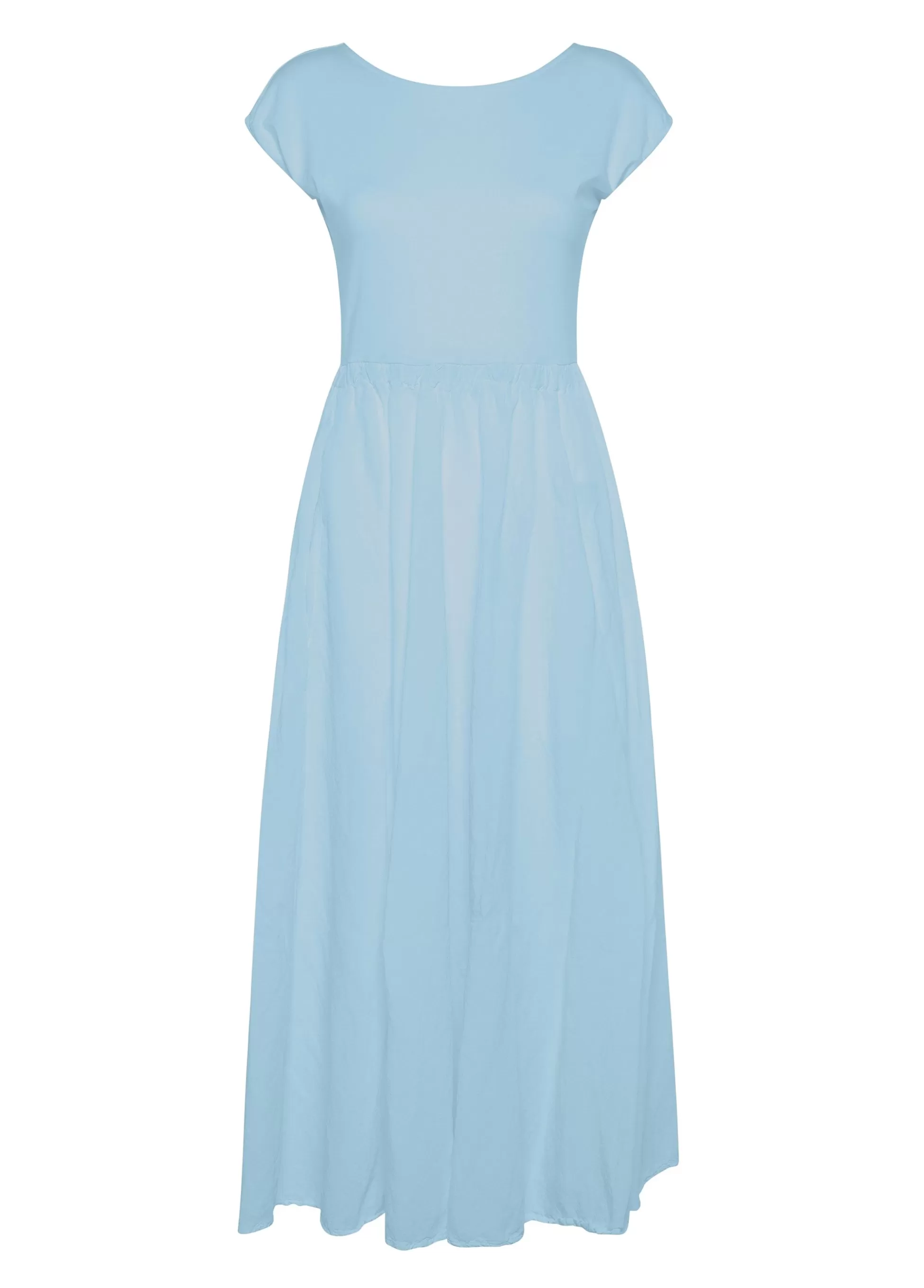 Donna DEHA Vestiti, Gonne E Tute*Abito Lungo Jersey E Lino Blu