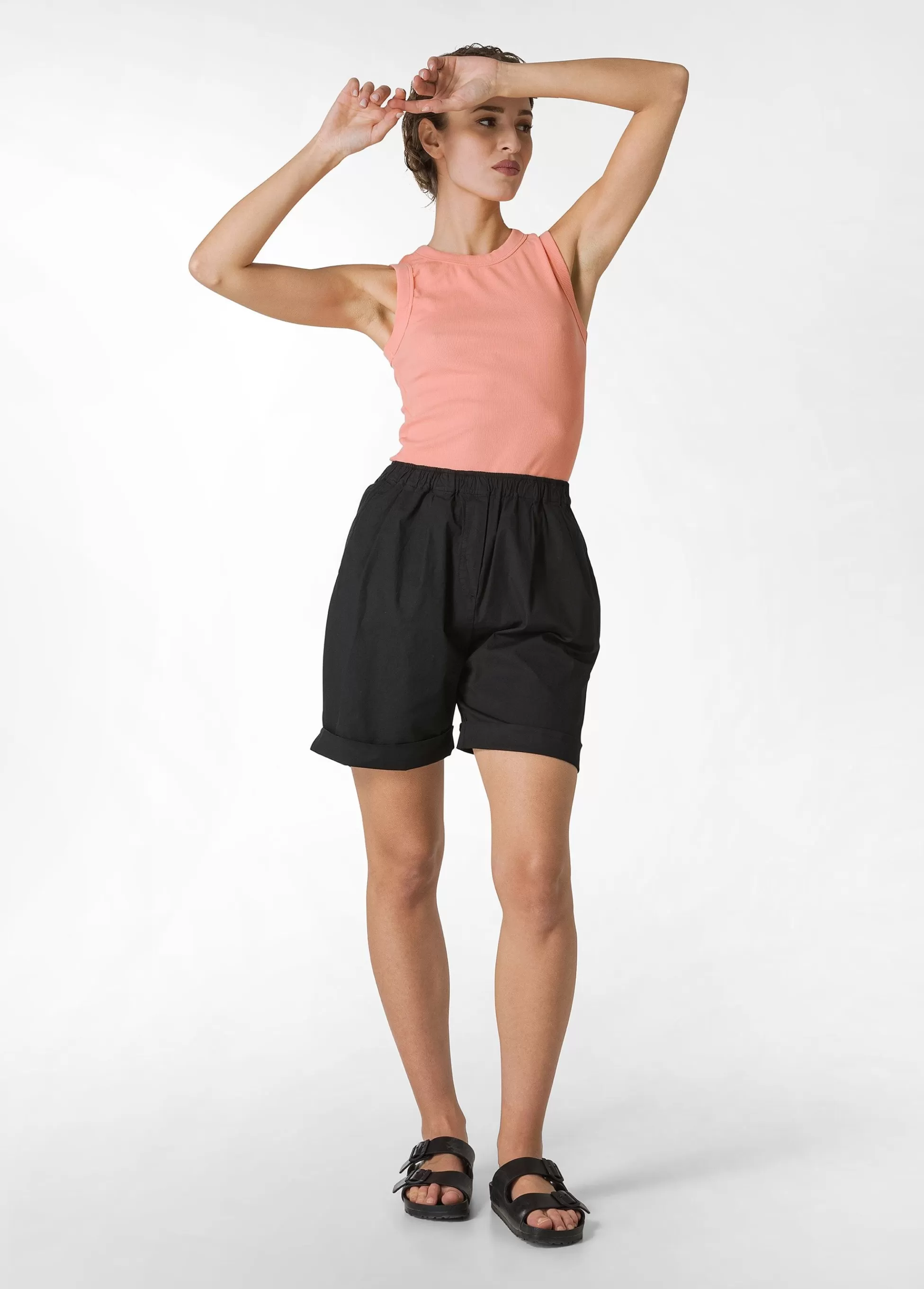Donna DEHA Bermuda*Bermuda In Popeline Nero