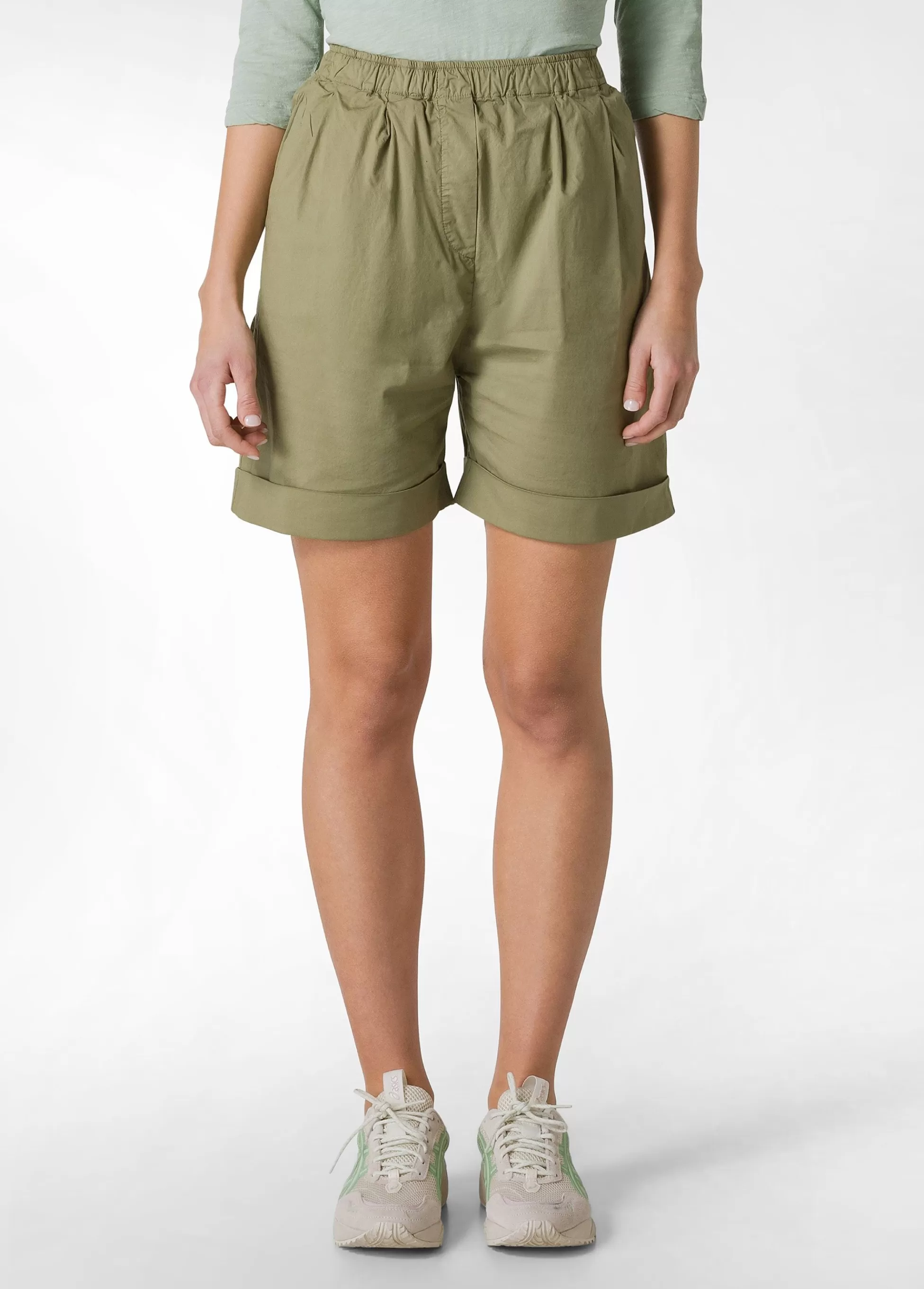 Donna DEHA Bermuda*Bermuda In Popeline Verde
