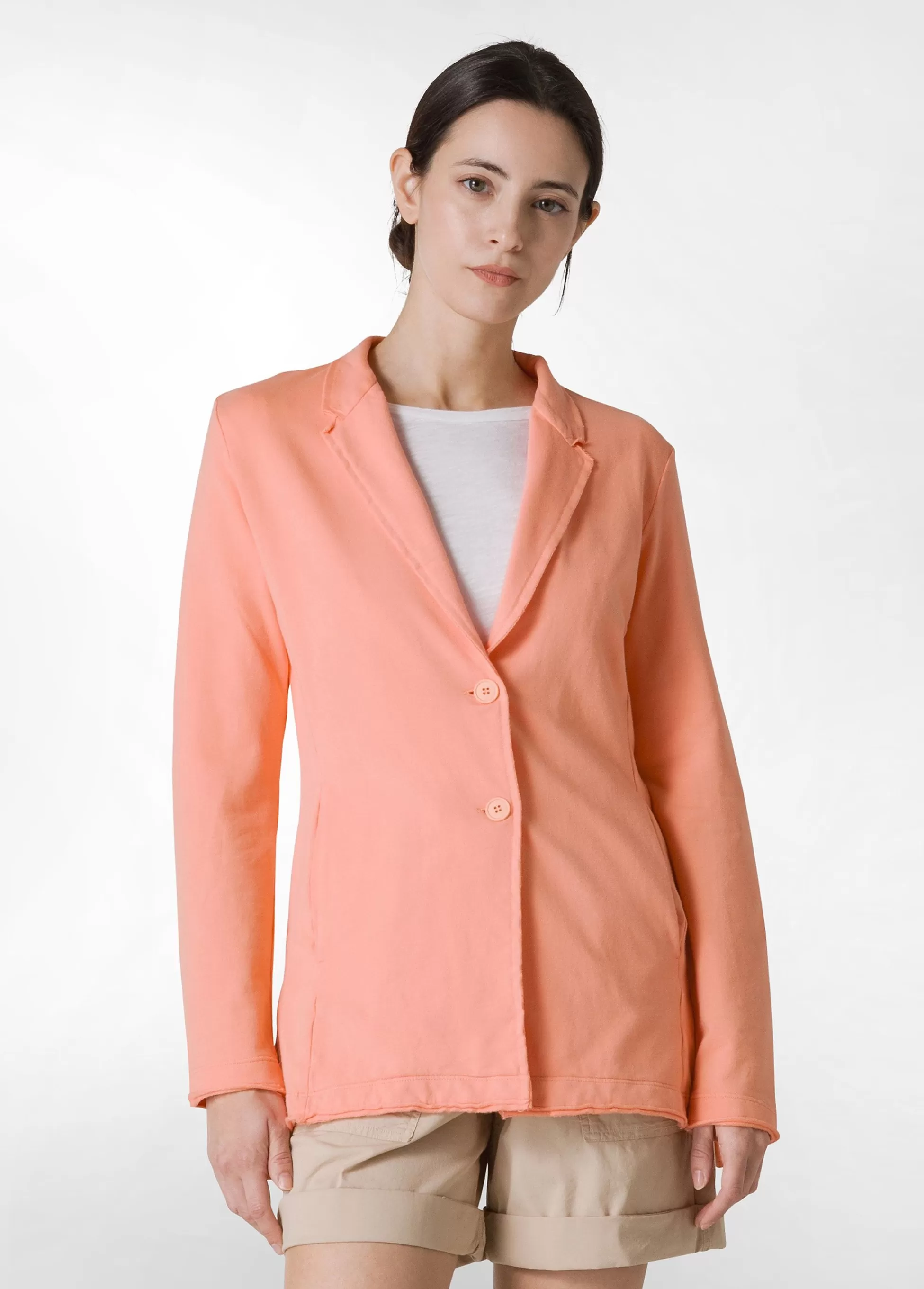Donna DEHA Giacche E Giubbotti*Blazer In Felpa Leggera Arancio