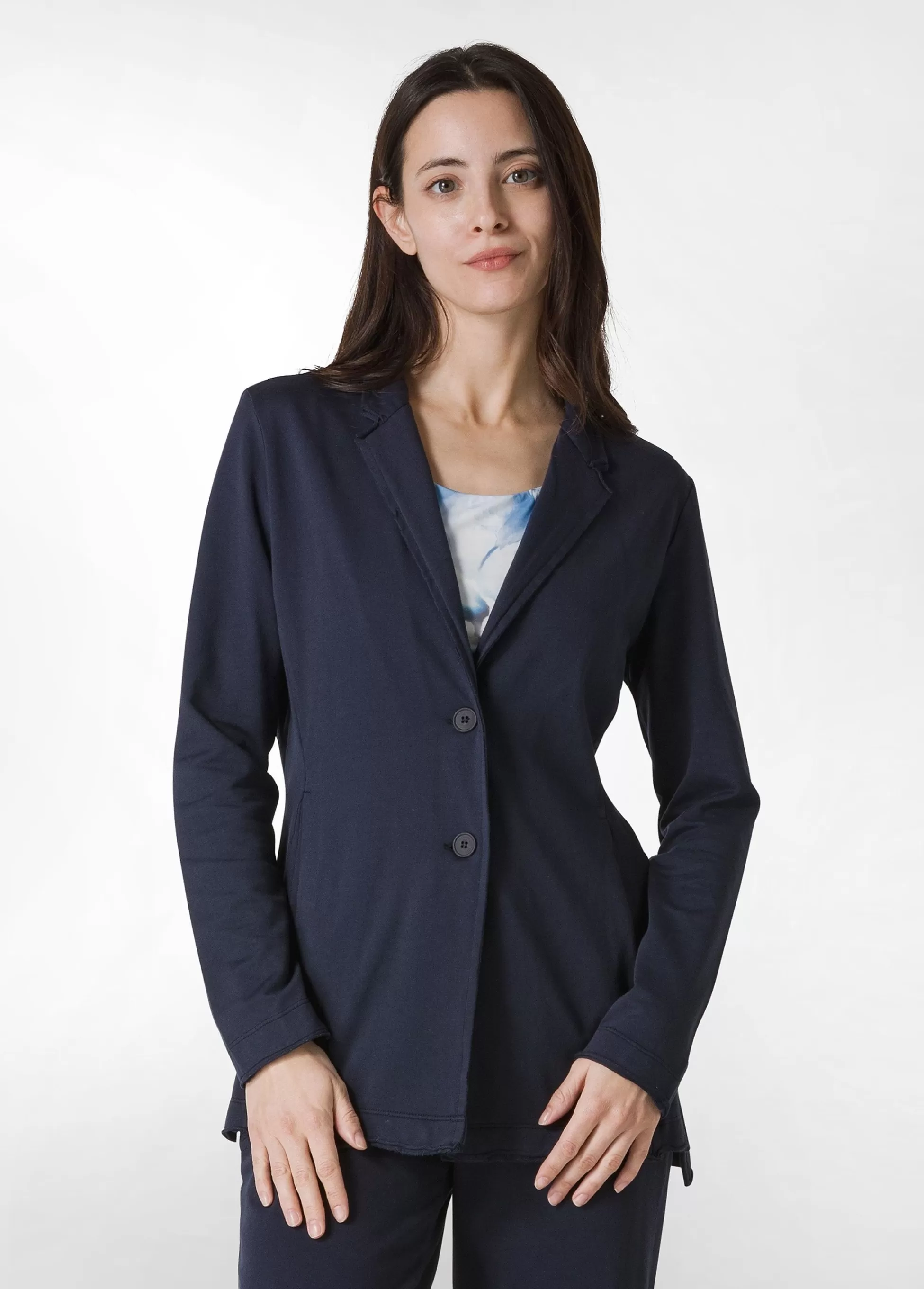 Donna DEHA Giacche E Giubbotti*Blazer In Felpa Leggera Blu