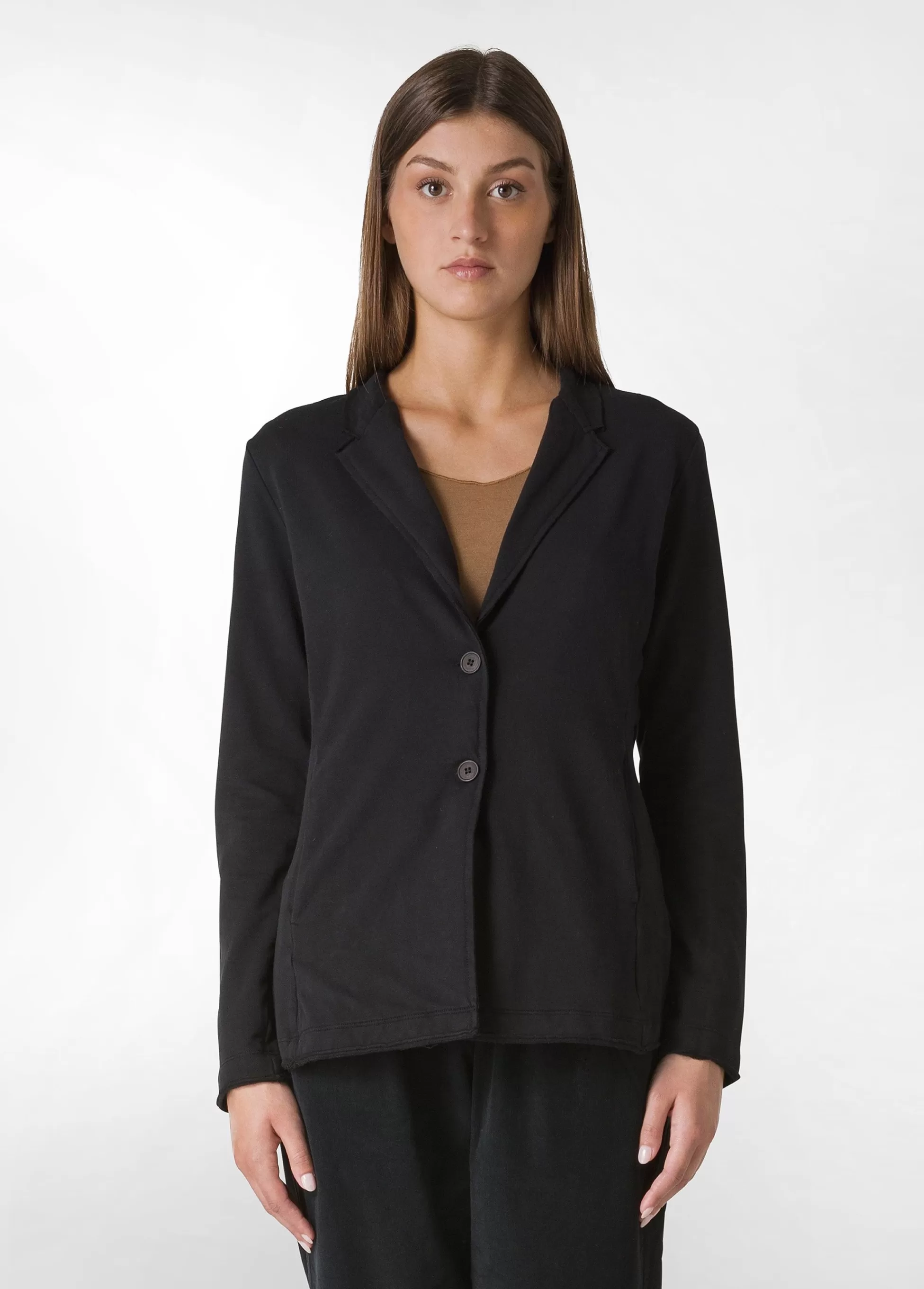 Donna DEHA Giacche E Giubbotti*Blazer In Felpa Leggera Nero