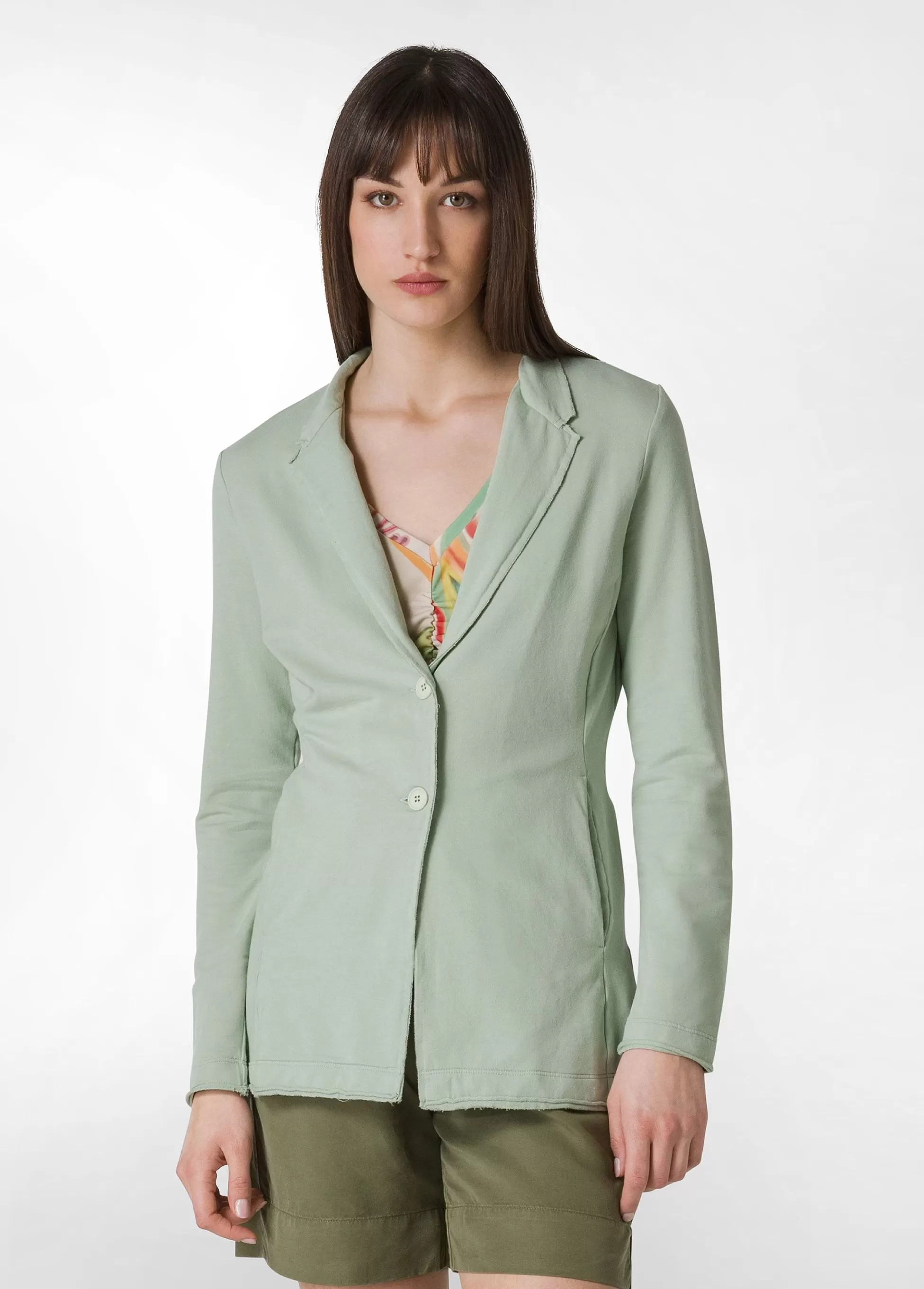 Donna DEHA Giacche E Giubbotti*Blazer In Felpa Leggera Verde