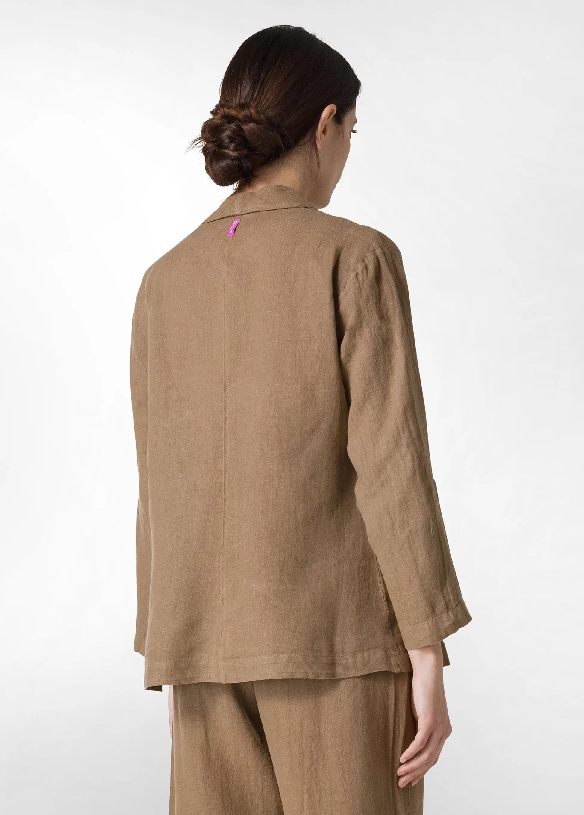 Donna DEHA Giacche E Giubbotti*Blazer In Lino Marrone