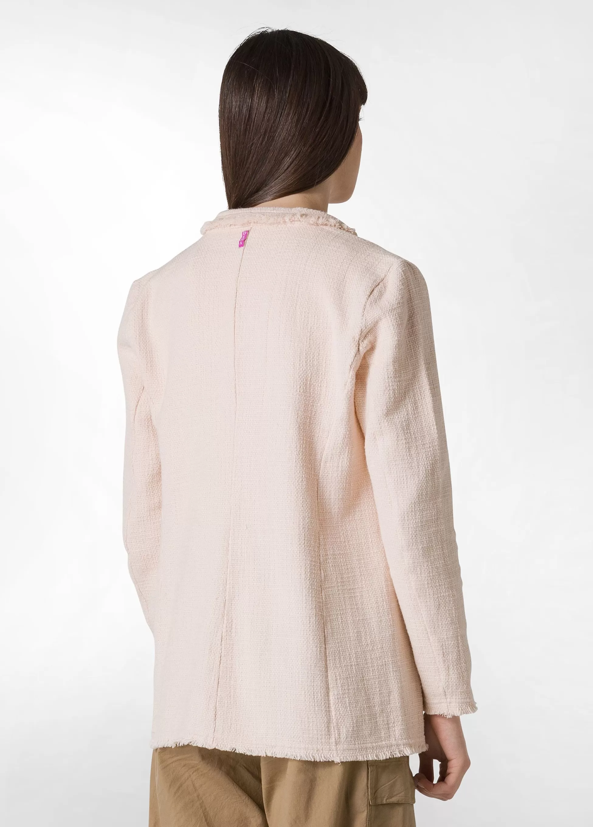Donna DEHA Giacche E Giubbotti*Blazer In Tweed Di Cotone Rosa