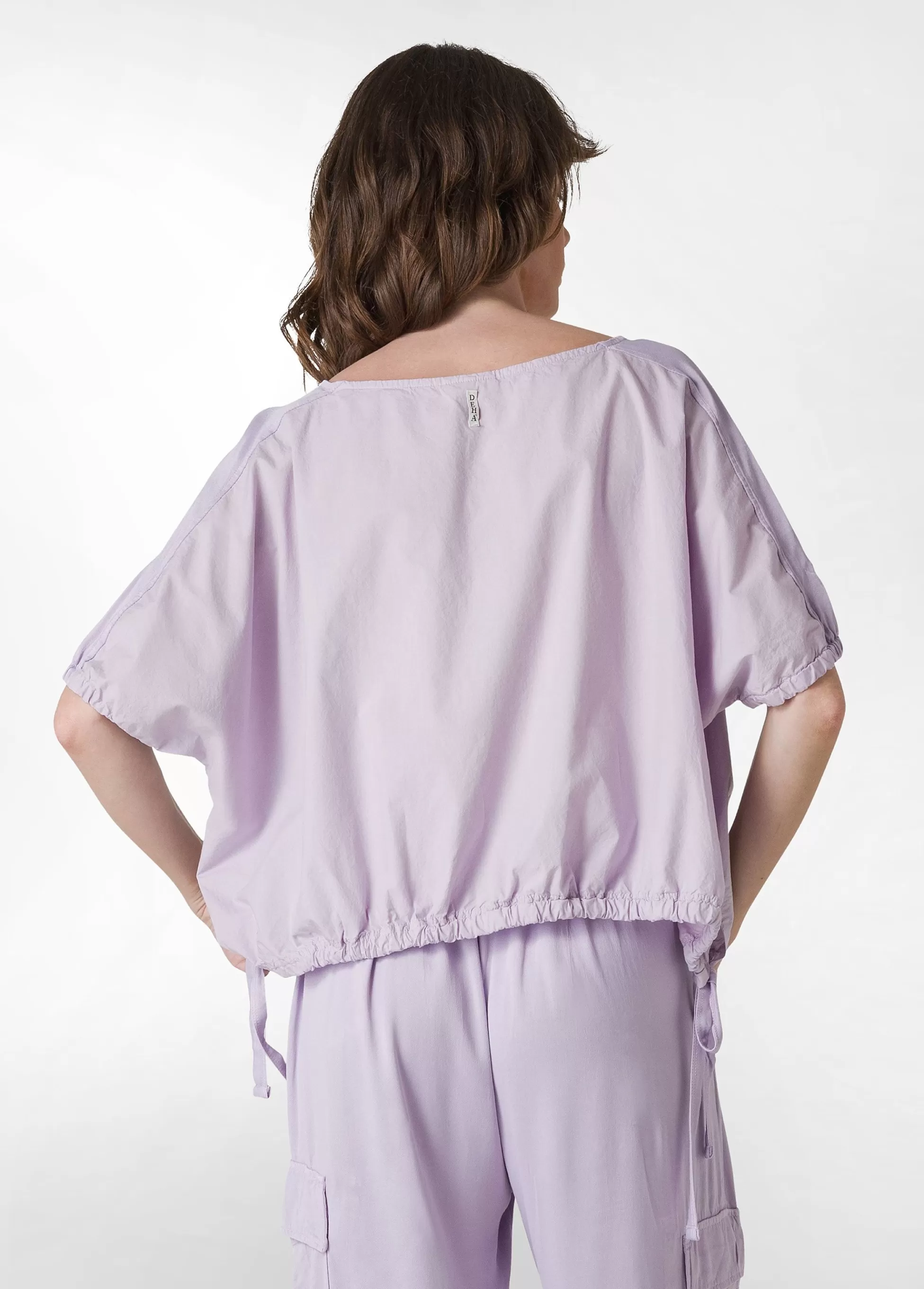 Donna DEHA Camicie & Bluse*Blusa In Popeline E Raso Viola