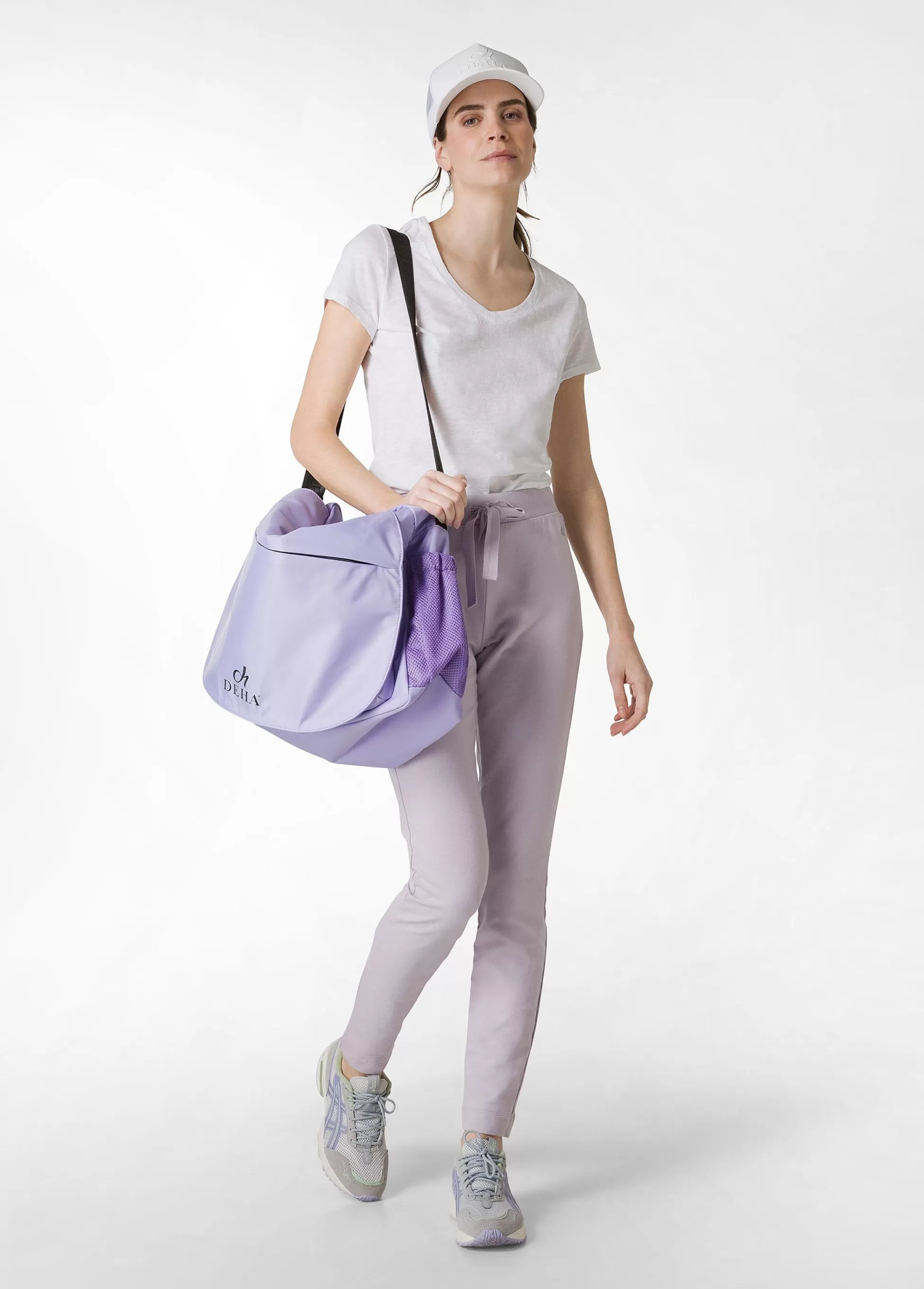 Donna DEHA Accessori Sportivi*Borsa Palestra Multitasche Viola