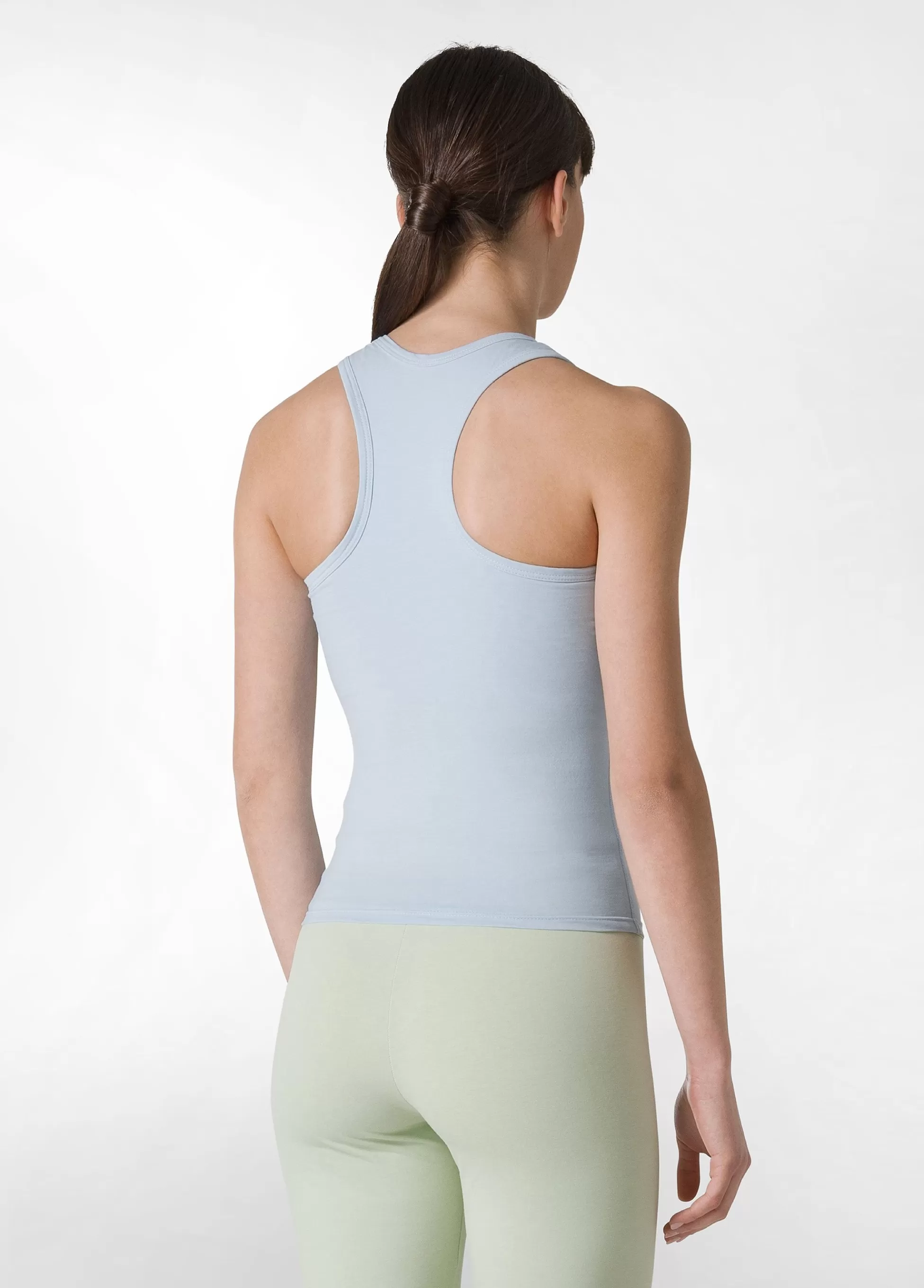 Donna DEHA Canotte E Reggiseni Sportivi*Canotta Vogatore Jersey Stretch Blu