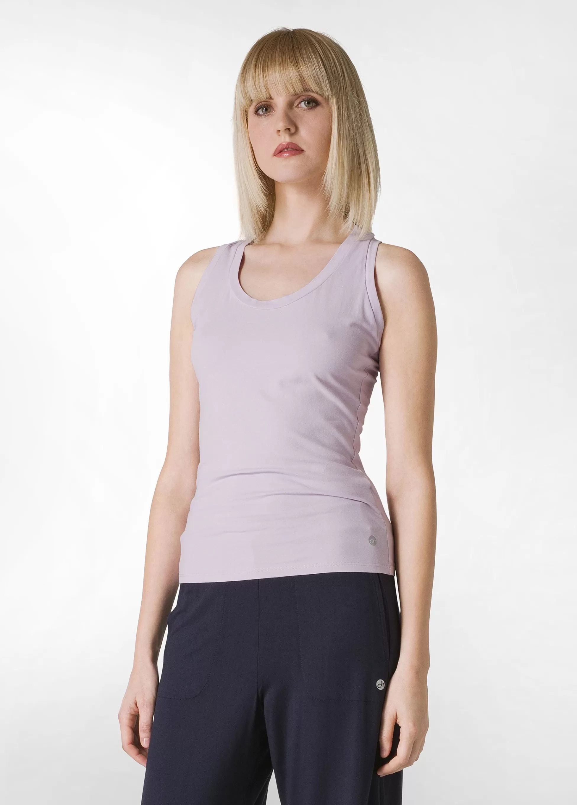 Donna DEHA Canotte E Reggiseni Sportivi*Canotta Vogatore Jersey Stretch Viola