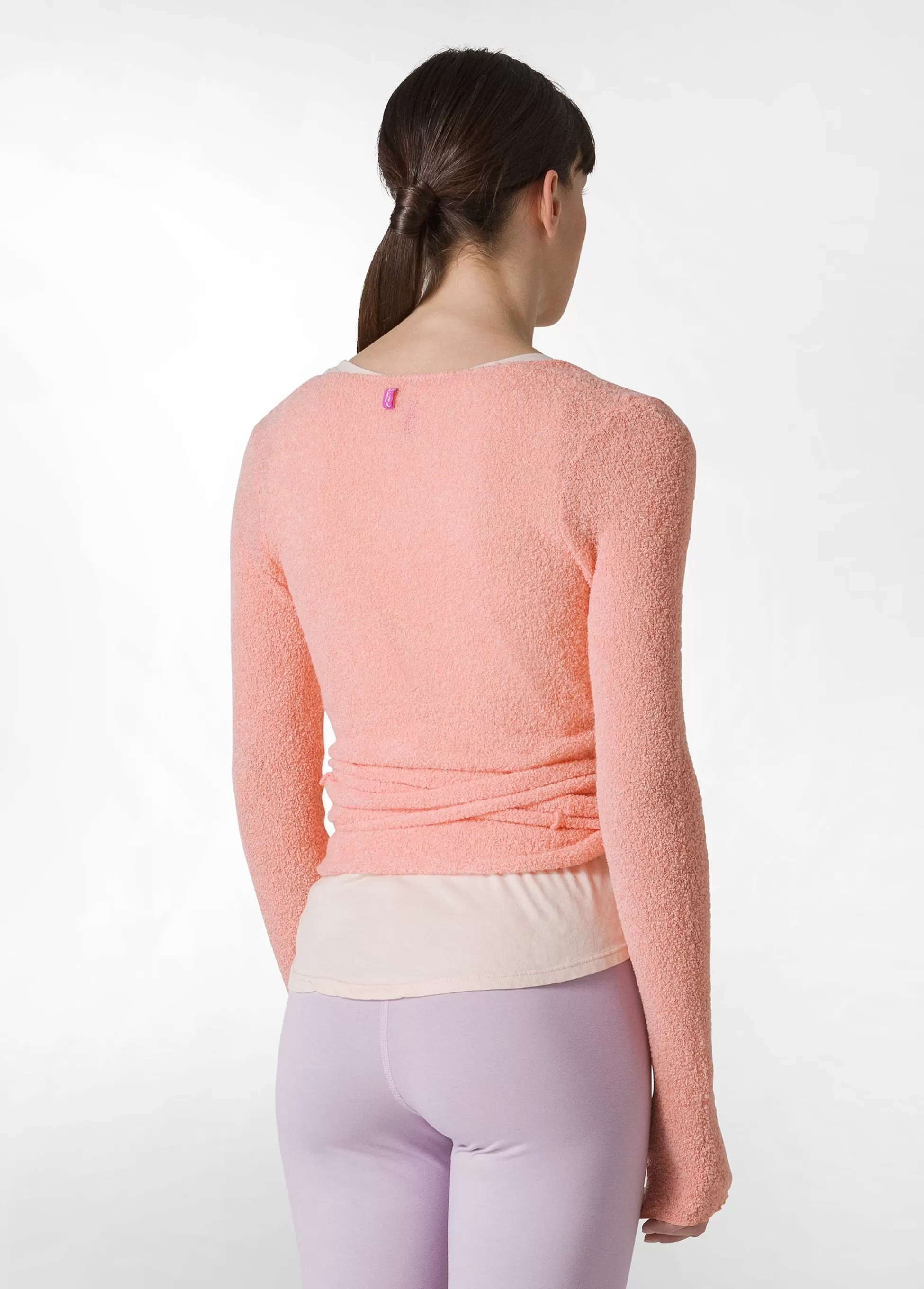 Donna DEHA Felpe & Maglieria*Cardigan Incrociato In Boucle' Arancio