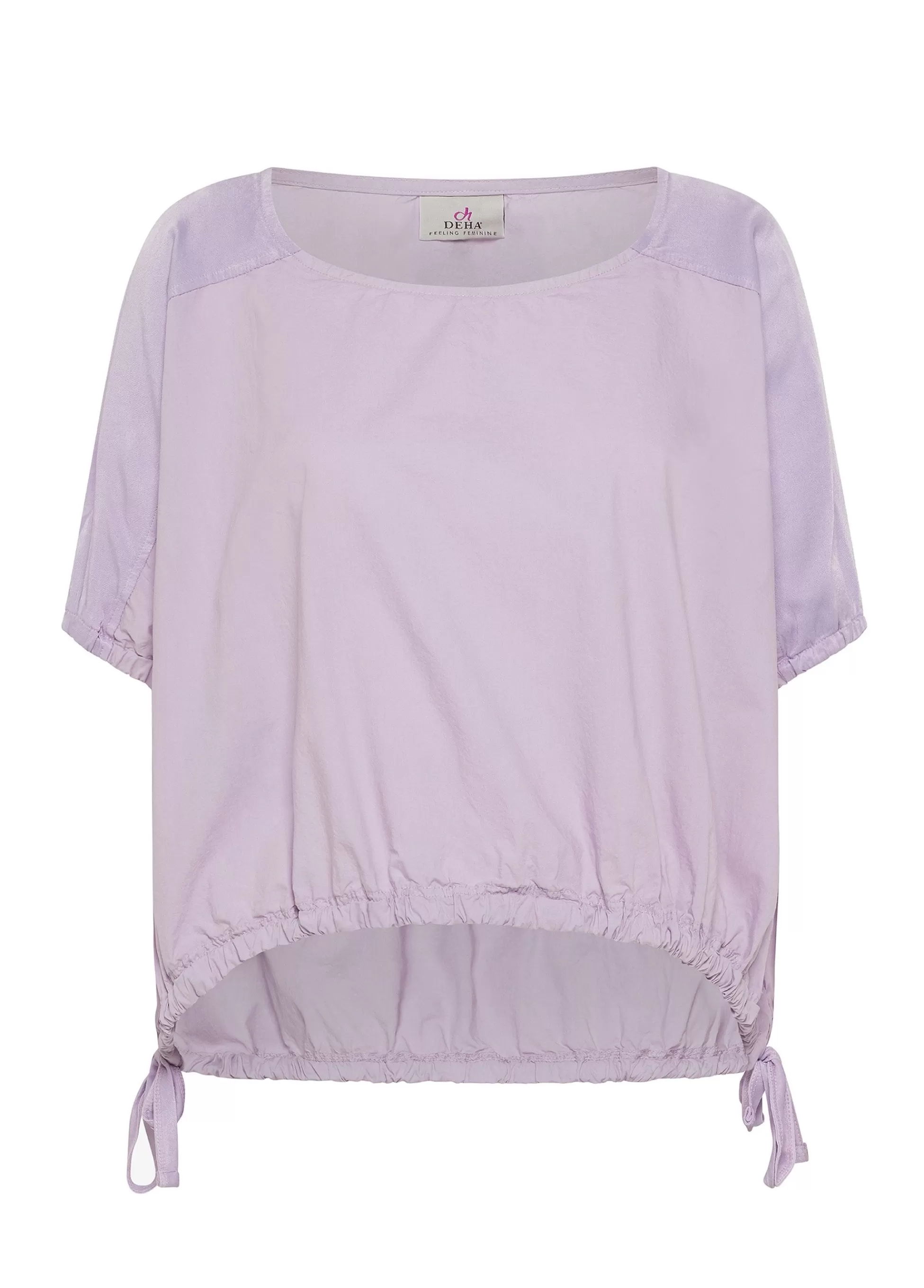 Donna DEHA Comfort Set*Completo In Popeline E Raso Viola