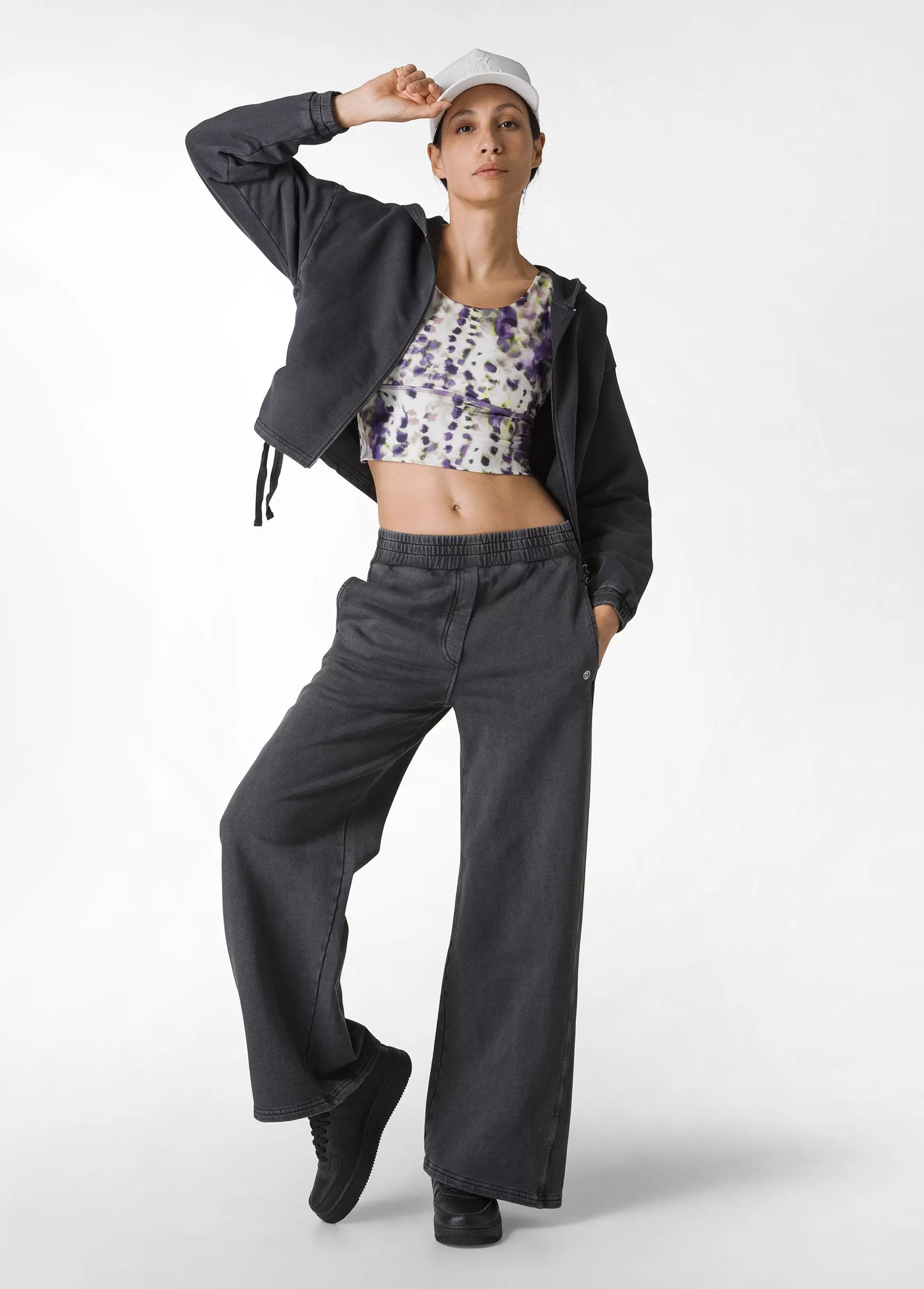 Donna DEHA Comfort Set*Completo Marmorizzato Nero