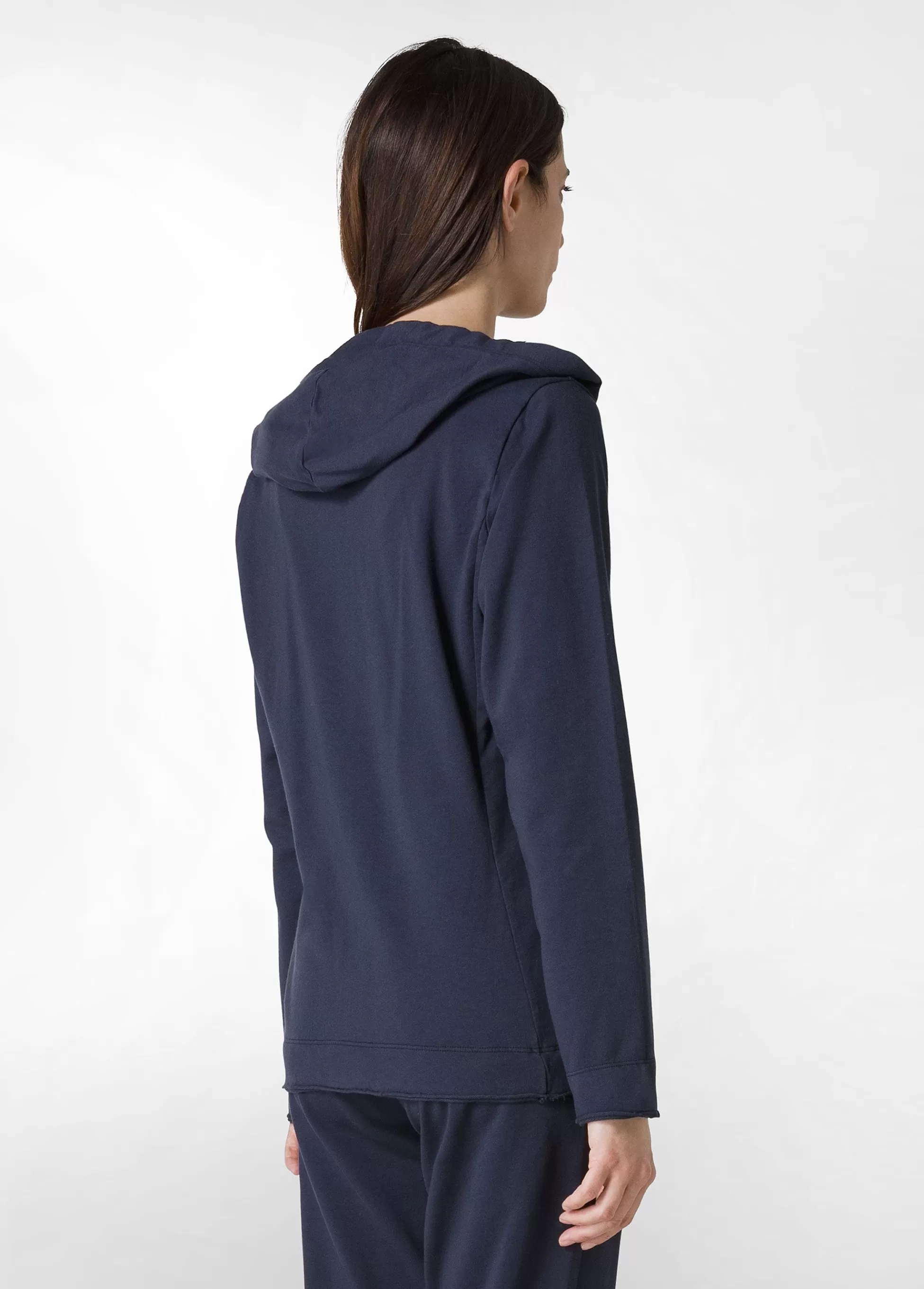 Donna DEHA Felpe & Maglieria*Felpa Core Leggera Con Zip E Cappuccio Blu