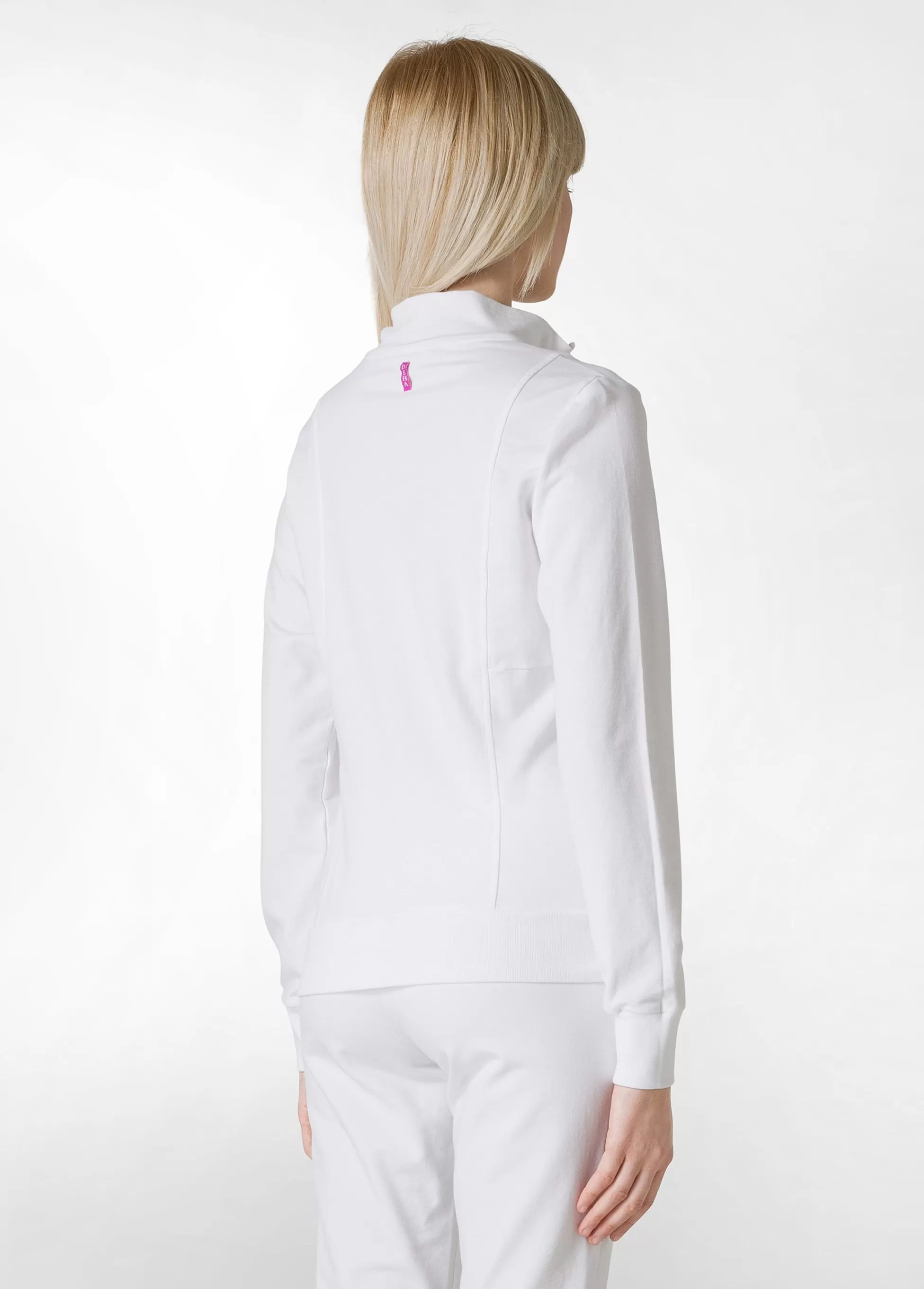 Donna DEHA Felpe & Maglieria*Felpa Leggera Core Con Zip Bianco