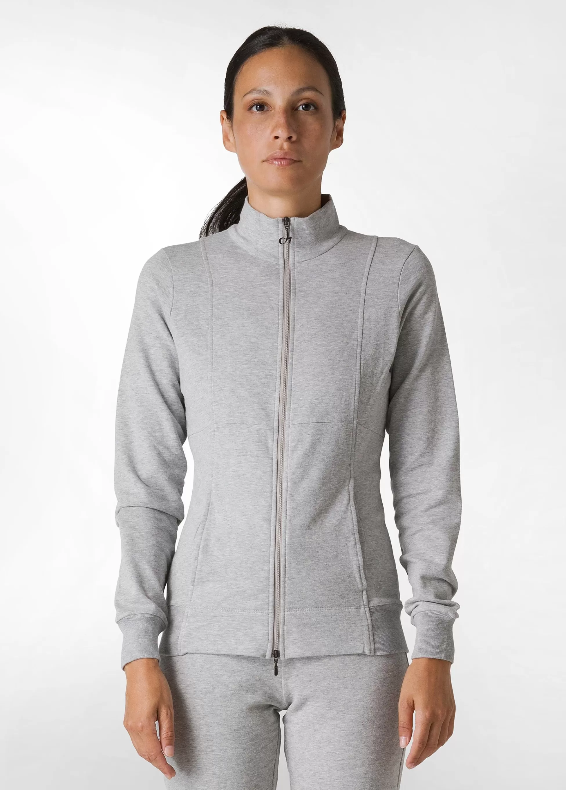 Donna DEHA Felpe & Maglieria*Felpa Leggera Core Con Zip Grigio