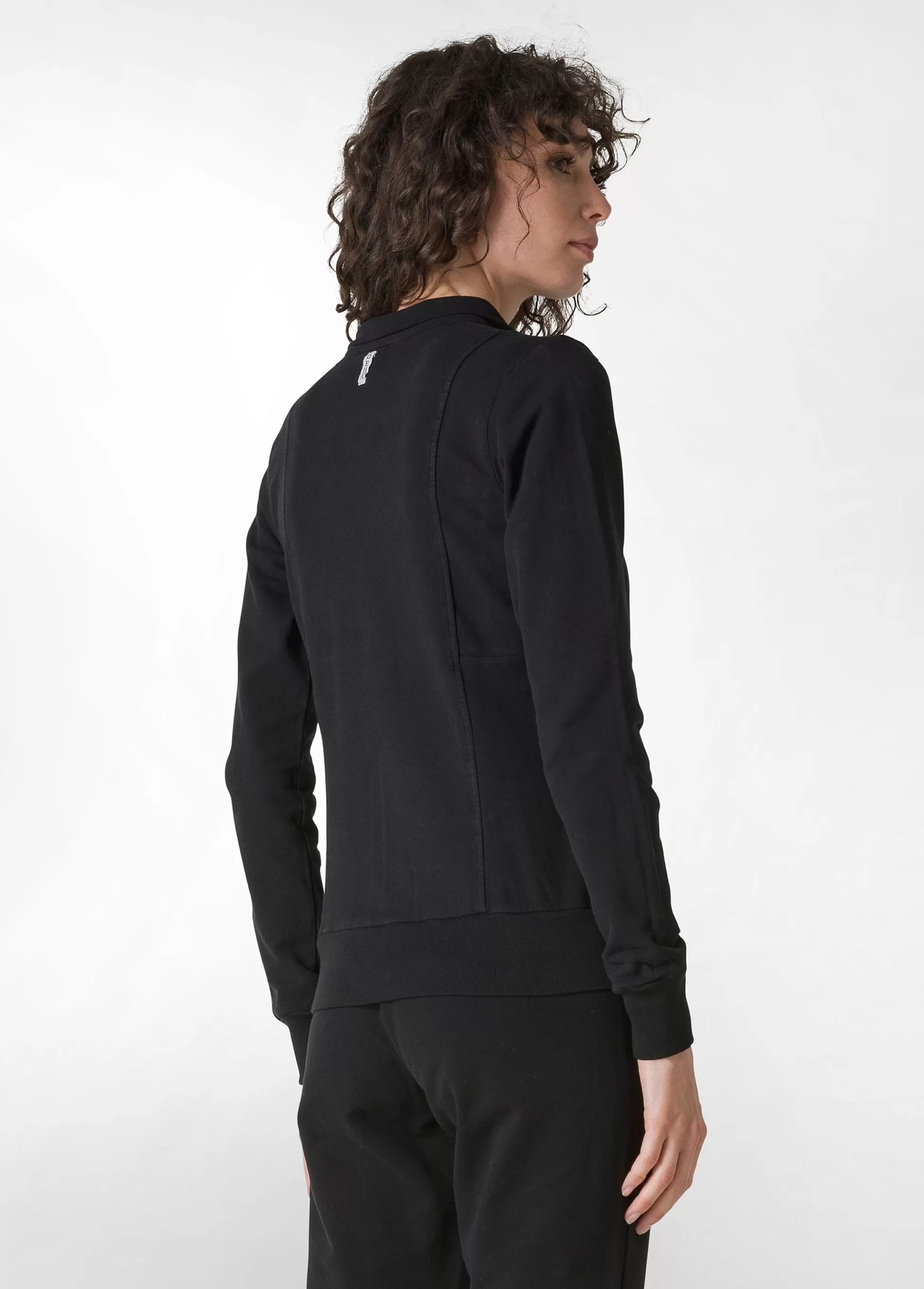 Donna DEHA Felpe & Maglieria*Felpa Leggera Core Con Zip Nero