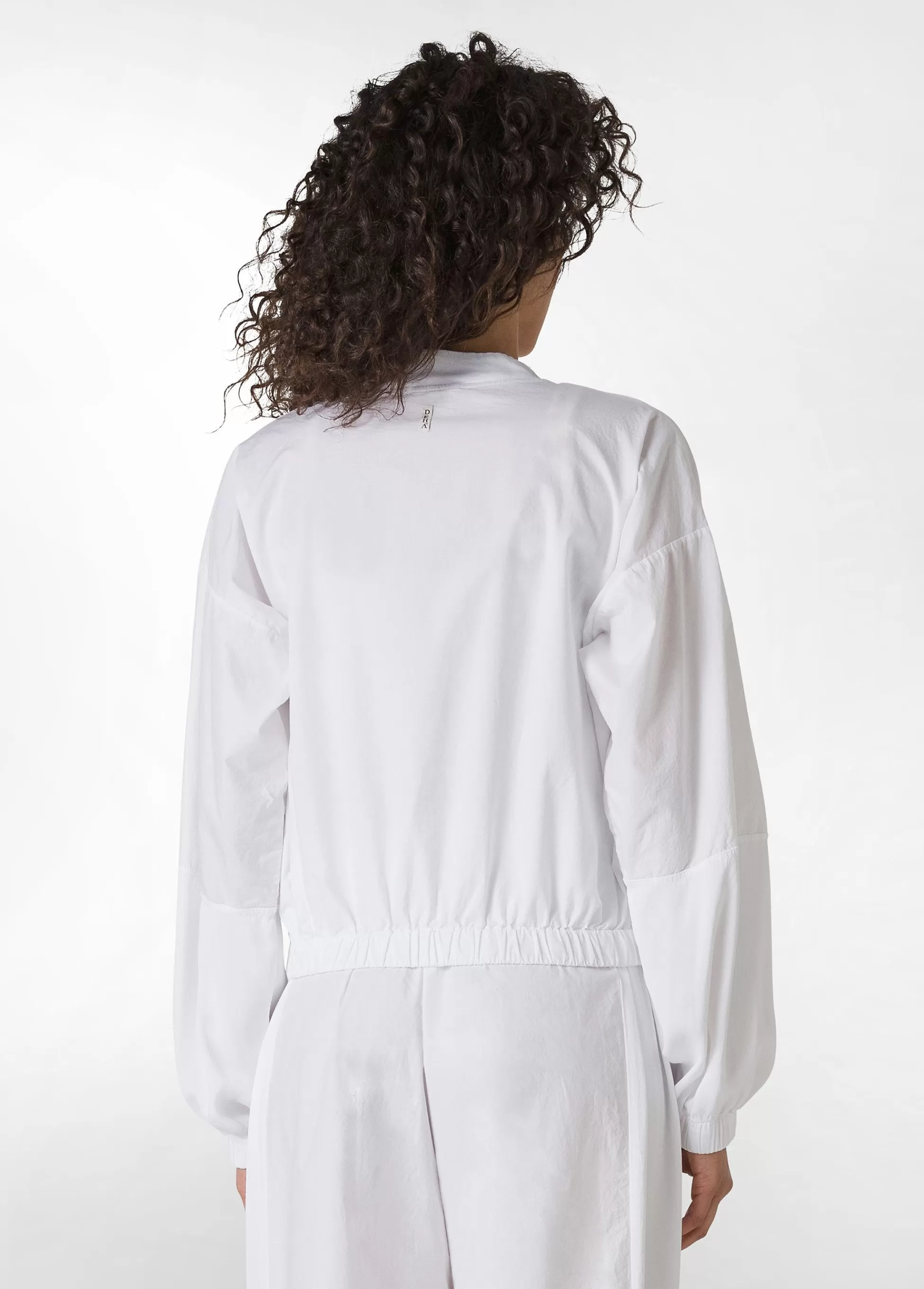 Donna DEHA Giacche E Giubbotti*Giacca Bomber In Popeline Bianco