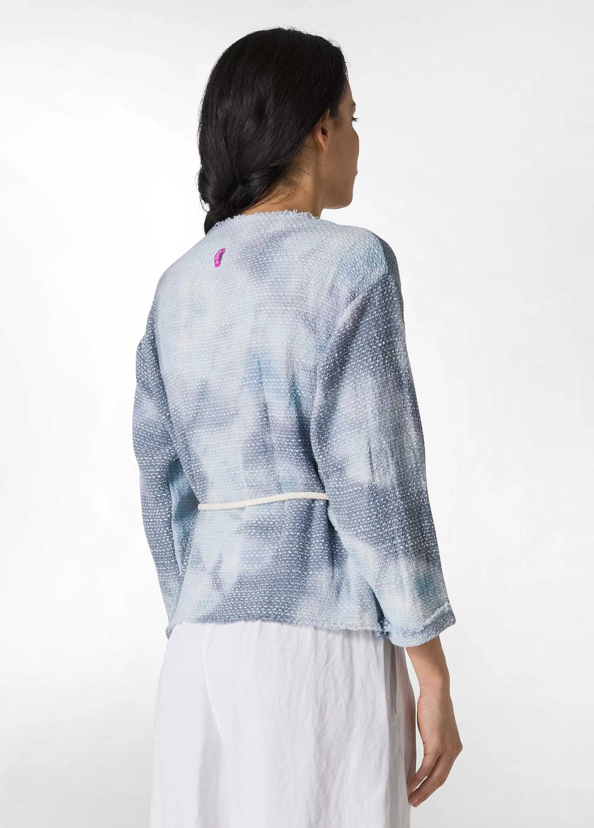 Donna DEHA Giacche E Giubbotti*Giacca In Tweed Effetto Batik Blu
