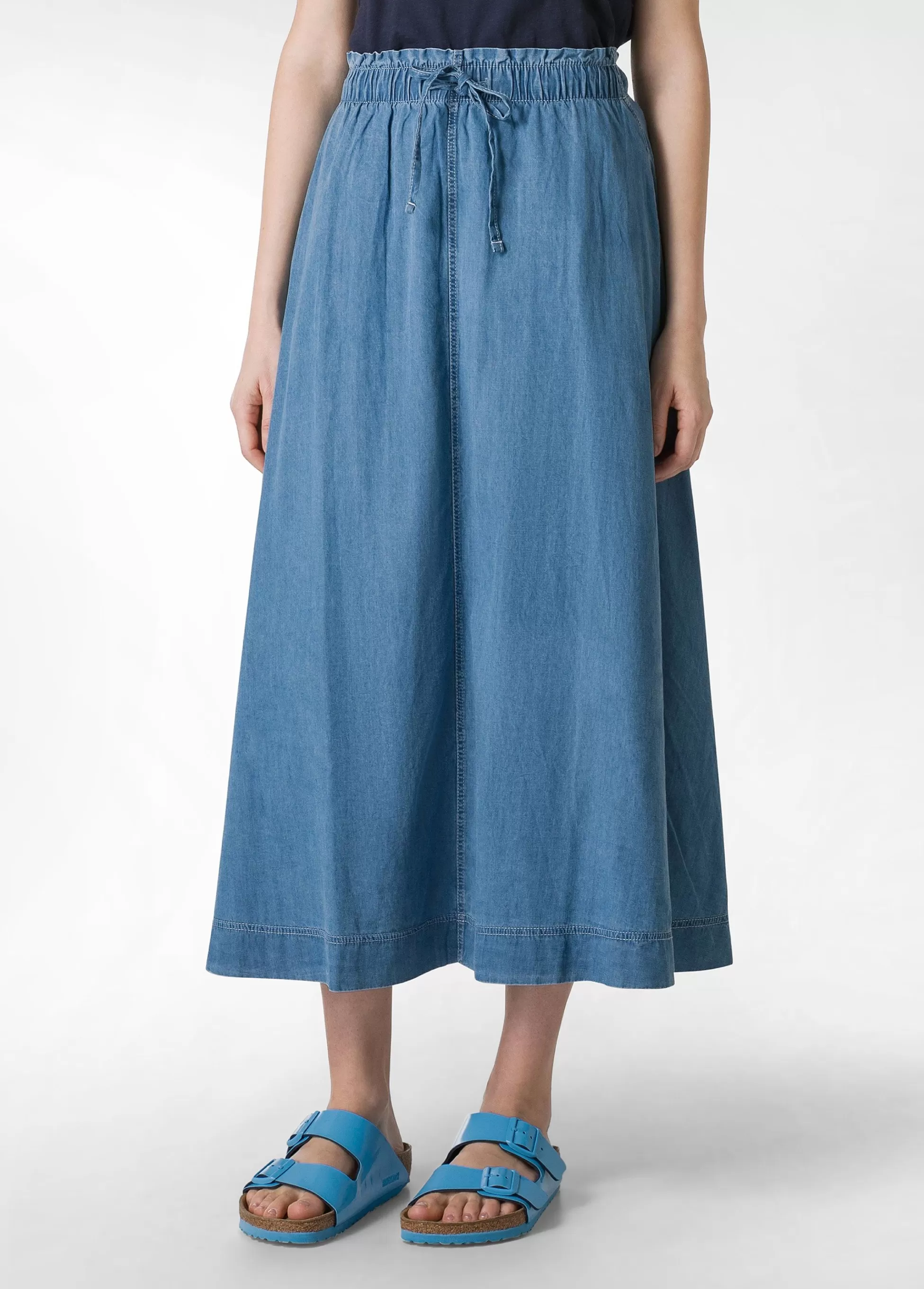 Donna DEHA Vestiti, Gonne E Tute*Gonna Lunga In Denim Lyocell Blu