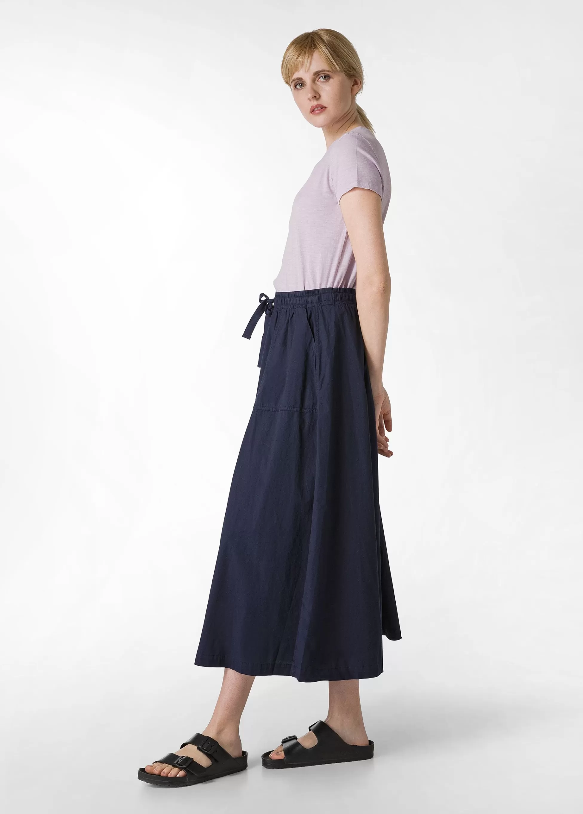 Donna DEHA Vestiti, Gonne E Tute*Gonna Lunga In Popeline Blu