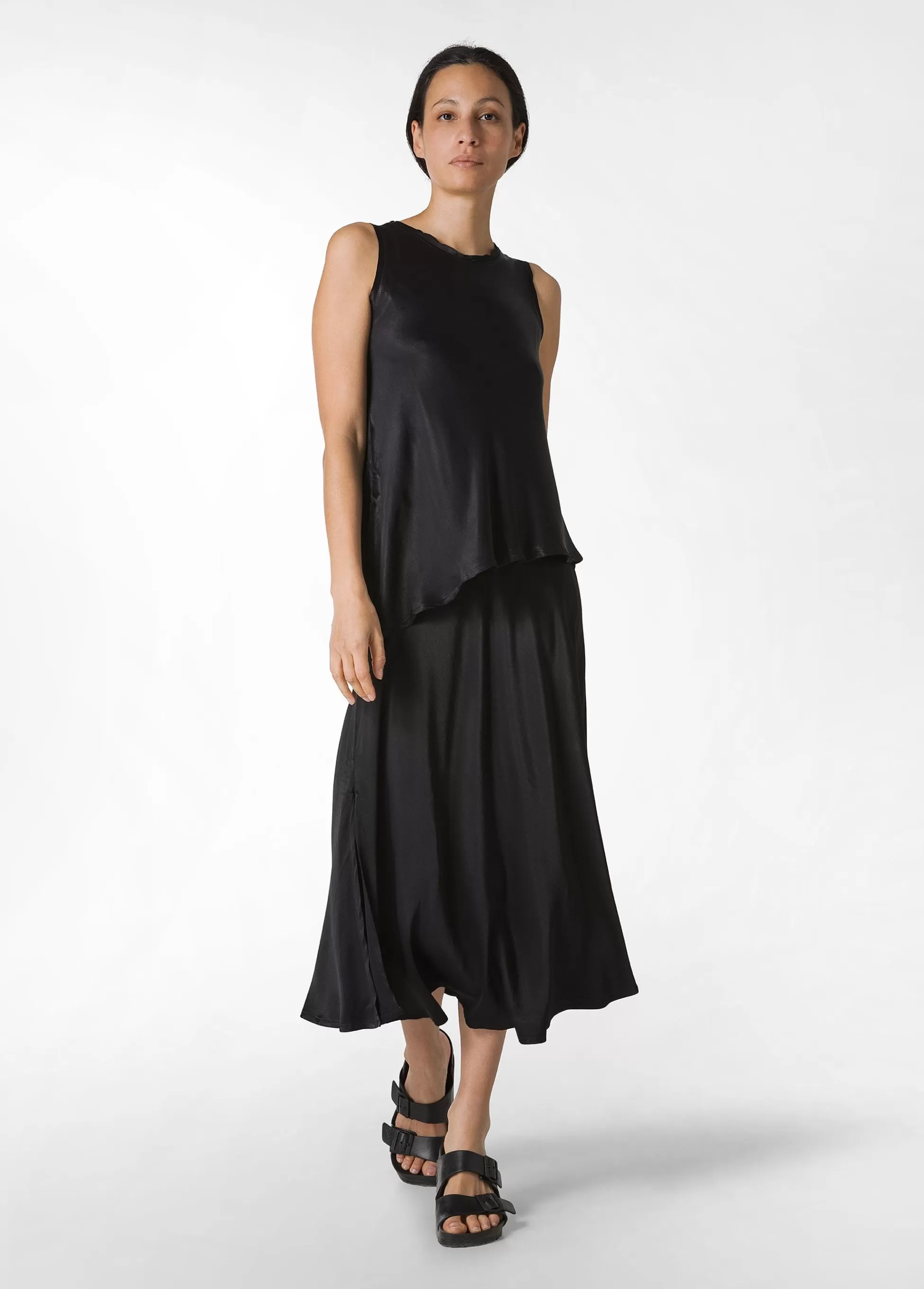 Donna DEHA Vestiti, Gonne E Tute*Gonna Lunga In Raso Nero