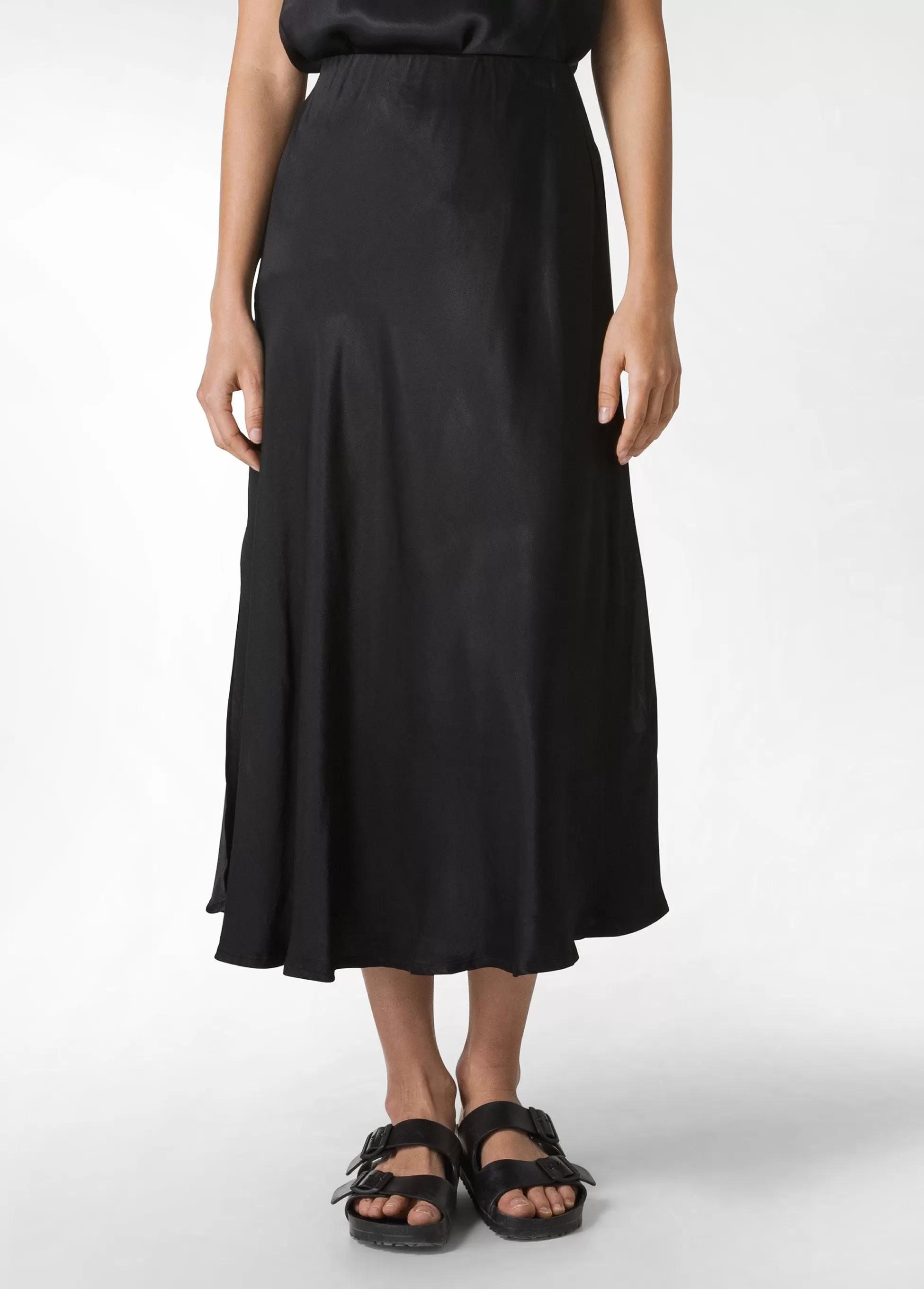 Donna DEHA Vestiti, Gonne E Tute*Gonna Lunga In Raso Nero
