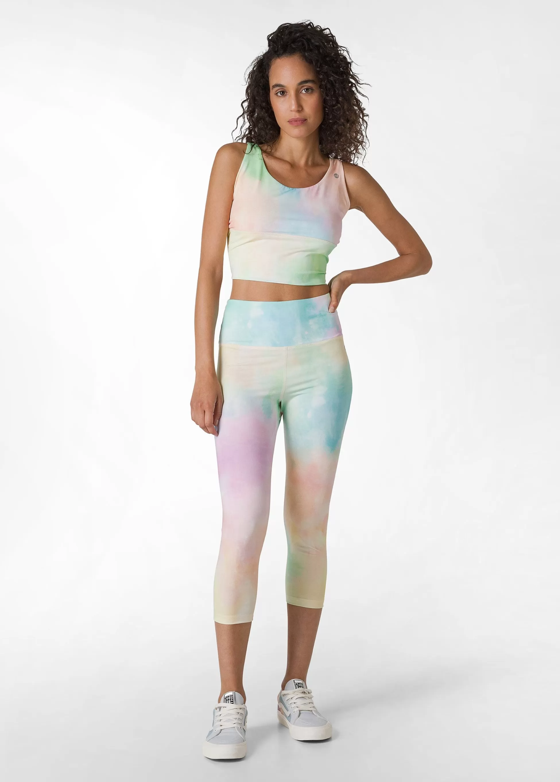 Donna DEHA Leggings & Pantaloni Sportivi*Leggings 7/8 In Microfibra Riciclata Stampata Othe