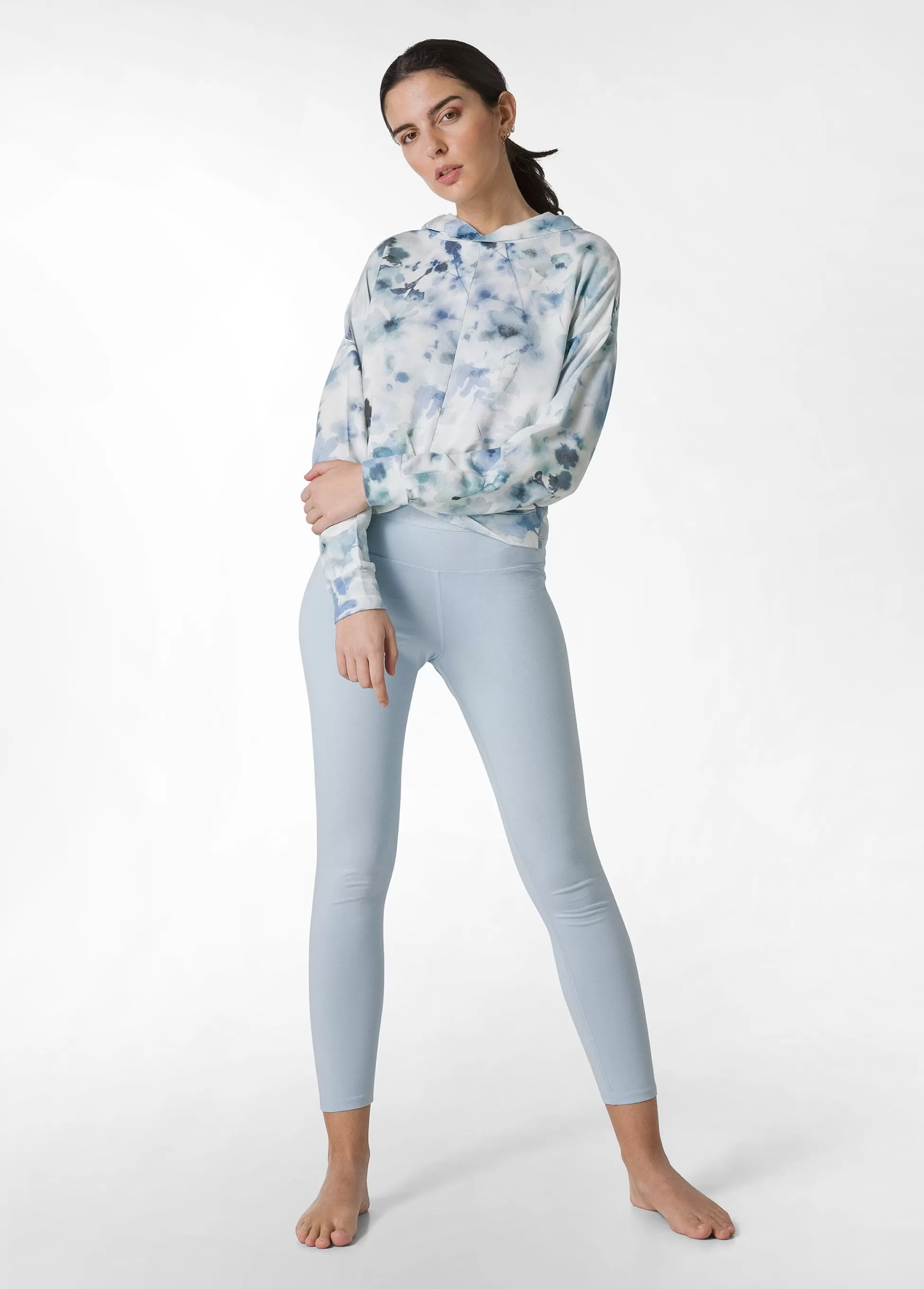 Donna DEHA Leggings & Pantaloni Sportivi*Leggings Logo Blu