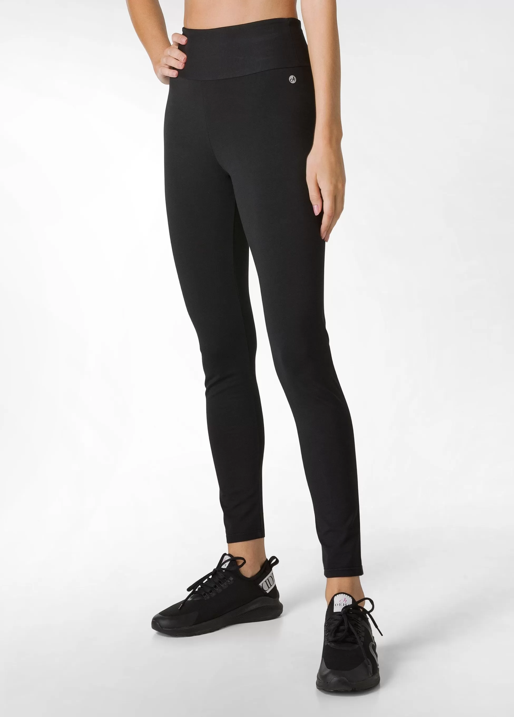Donna DEHA Leggings & Pantaloni Sportivi*Leggings Vita Alta Nero
