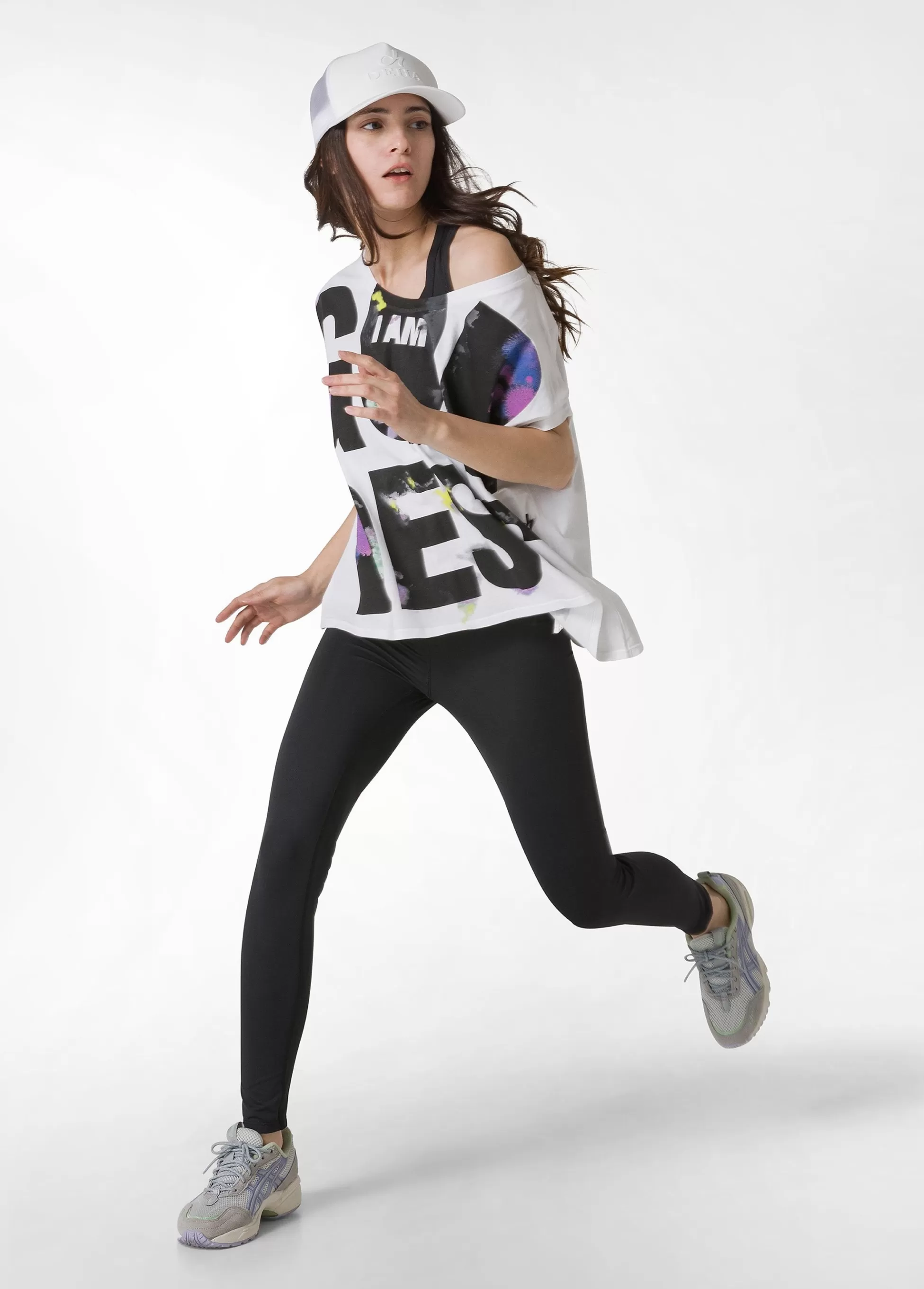 Donna DEHA Leggings & Pantaloni Sportivi*Leggings Yoga In Microfibra Riciclata Nero