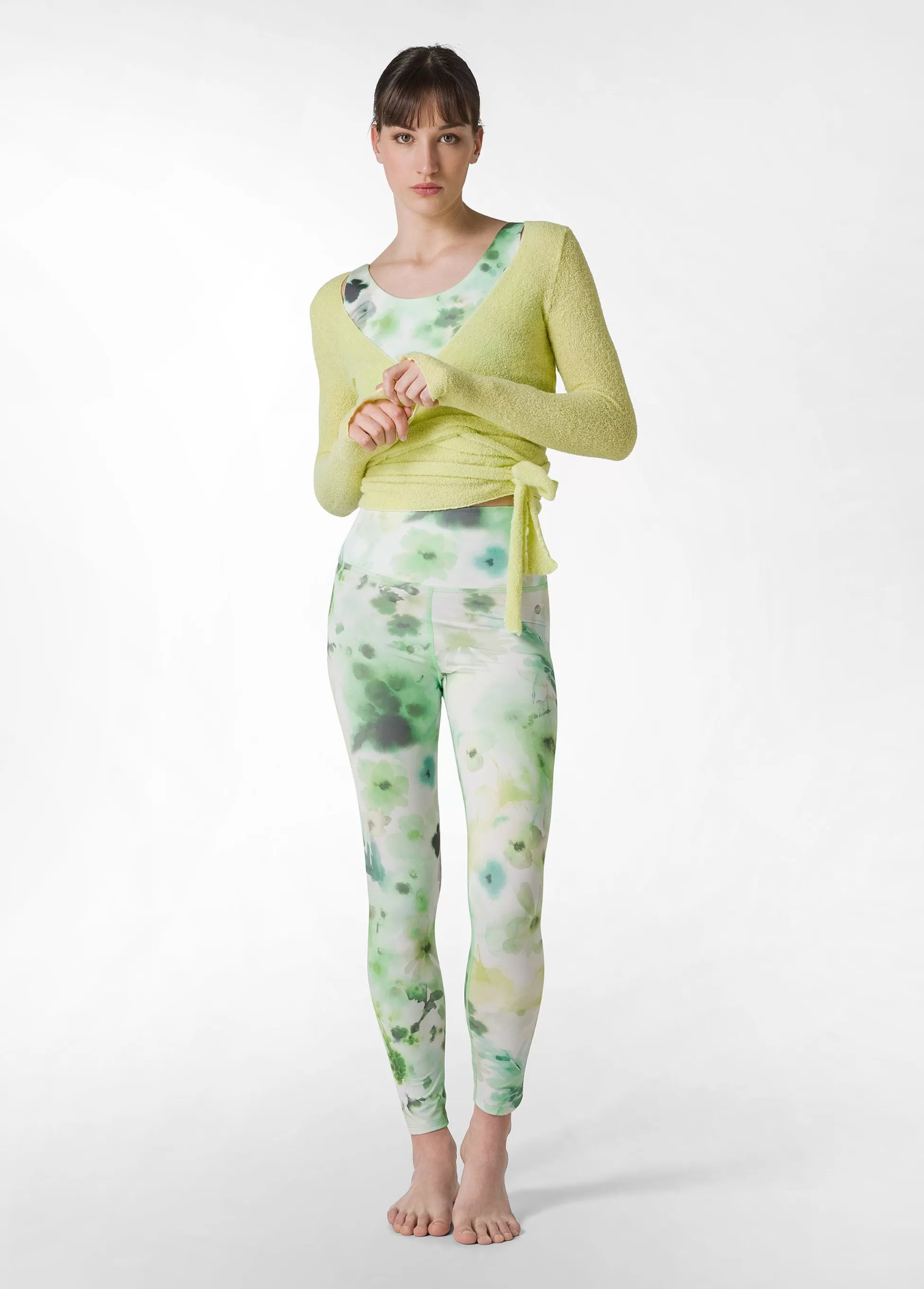 Donna DEHA Leggings & Pantaloni Sportivi*Leggings Yoga In Microfibra Riciclata Stampata Ver