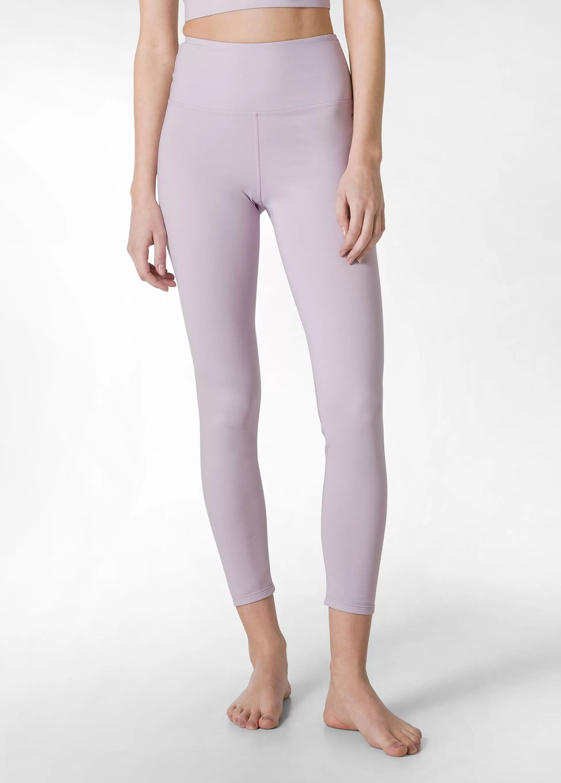 Donna DEHA Leggings & Pantaloni Sportivi*Leggings Yoga In Microfibra Riciclata Viola