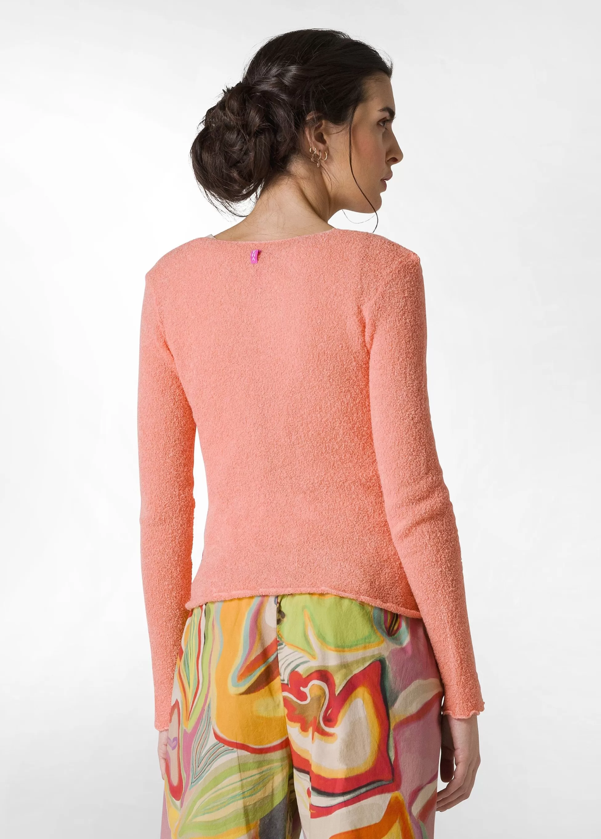 Donna DEHA Felpe & Maglieria*Maglia Boucle' Arancio