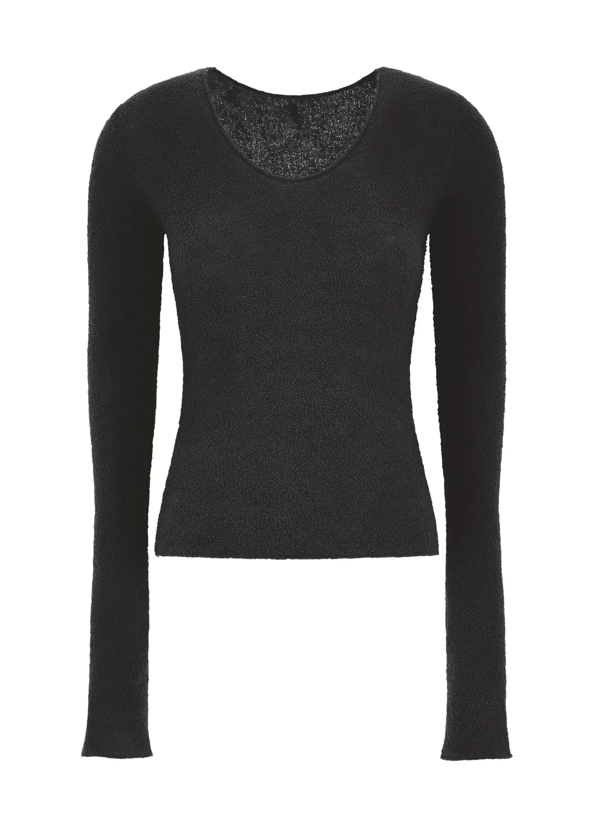 Donna DEHA Felpe & Maglieria*Maglia Boucle' Nero