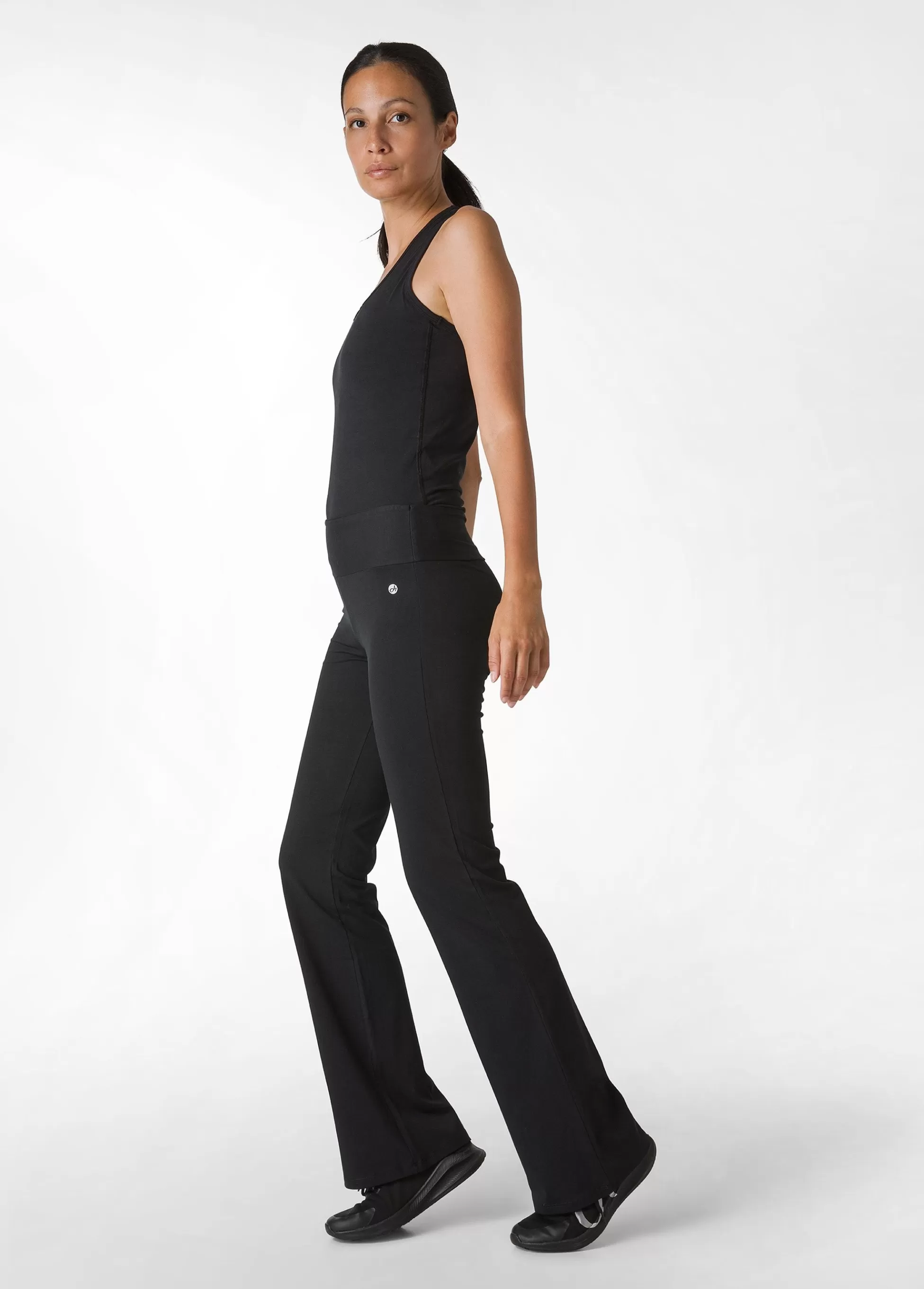 Donna DEHA Pantaloni*Pantajazz Jersey Stretch Nero