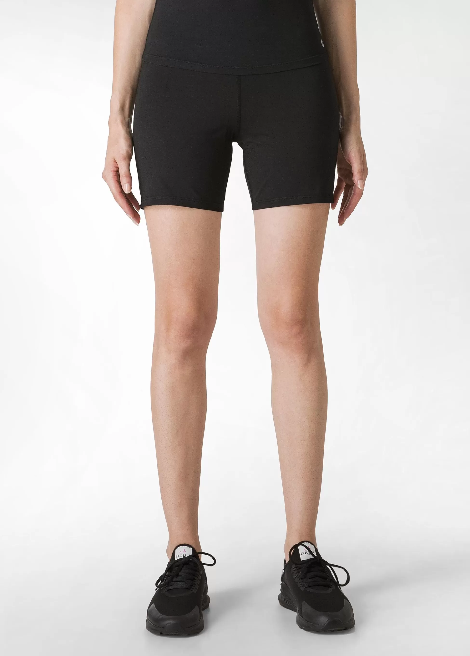 Donna DEHA Pantaloncini Sportivi*Pantaloncino Sportivo Jersey Stretch Nero