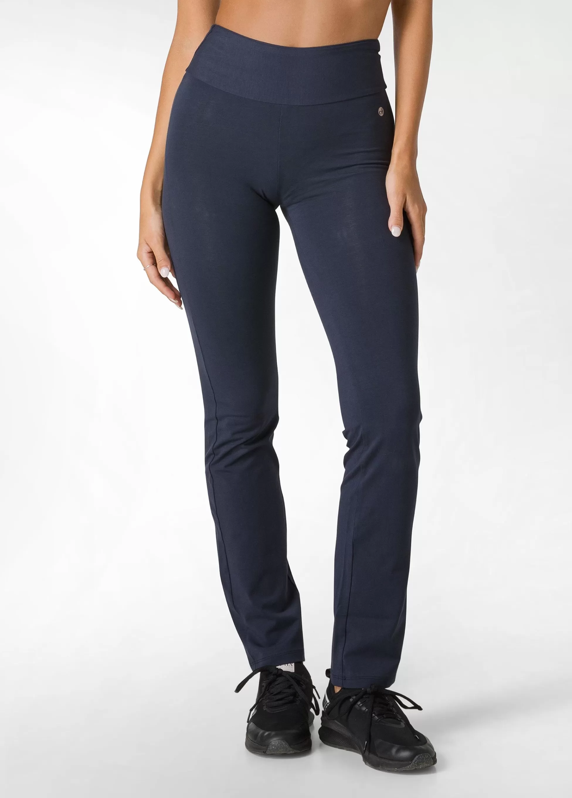 Donna DEHA Pantaloni*Pantalone Aderente In Jersey Blu