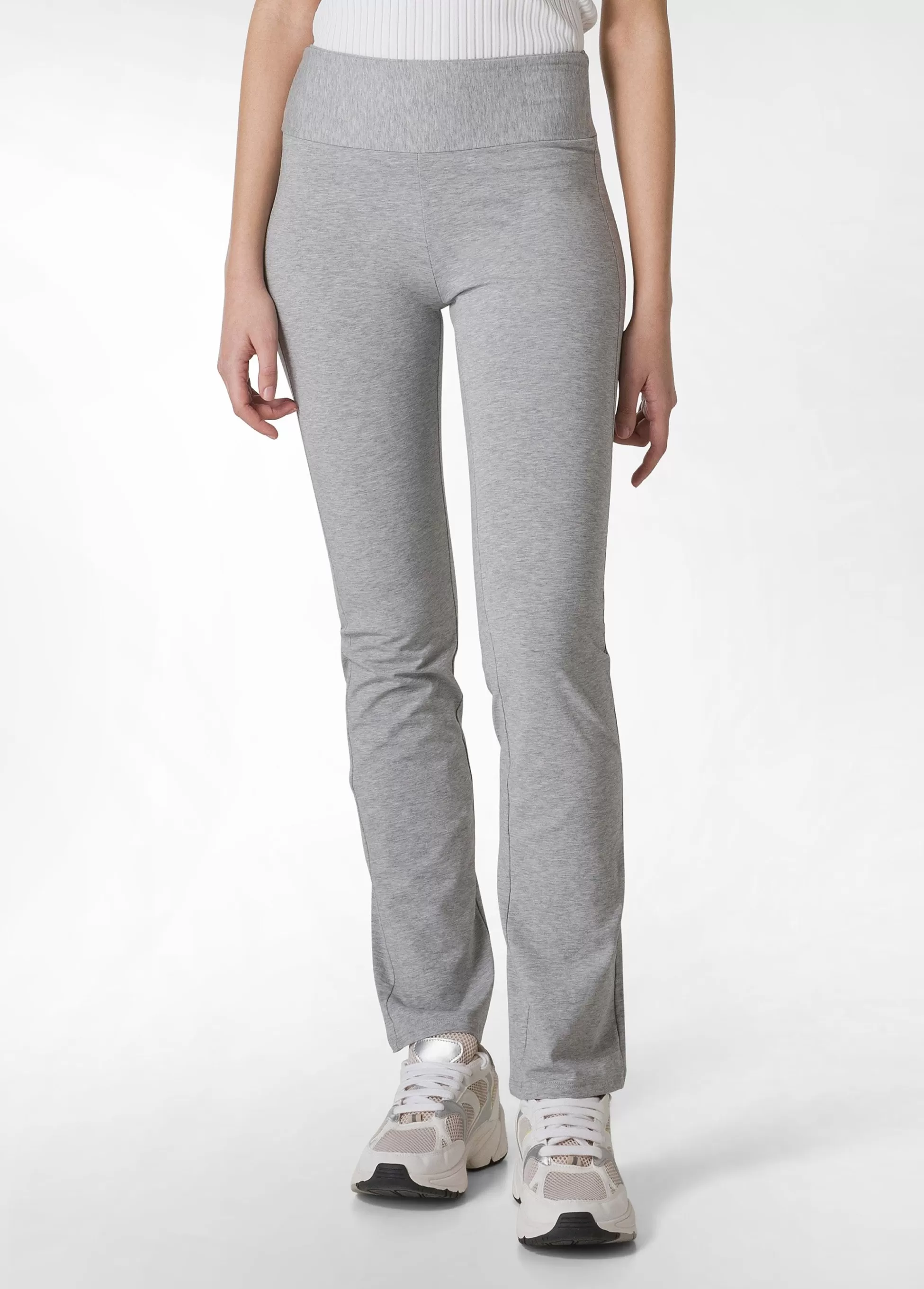 Donna DEHA Pantaloni*Pantalone Aderente In Jersey Grigio
