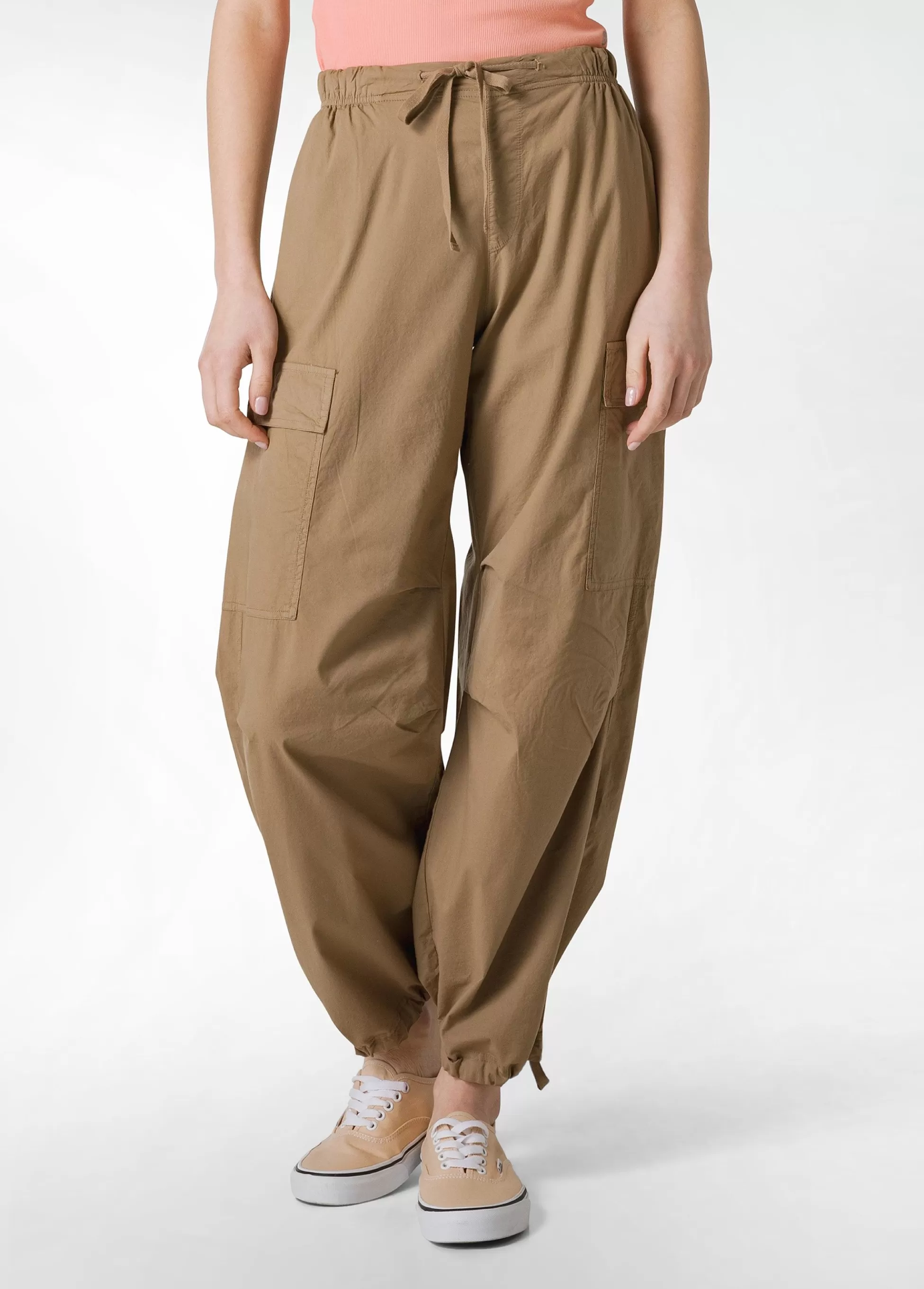 Donna DEHA Pantaloni*Pantalone Cargo In Popeline Marrone