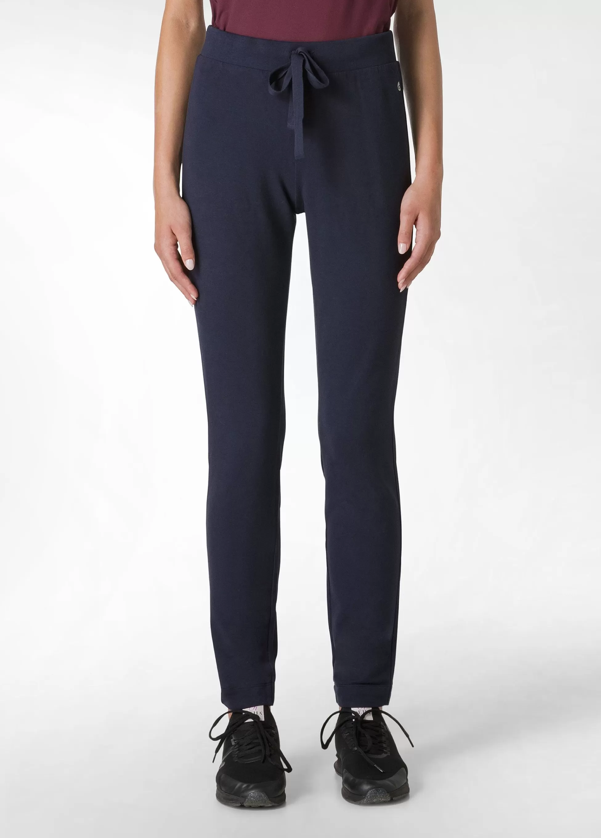 Donna DEHA Pantaloni*Pantalone Core In Felpa Leggera Blu