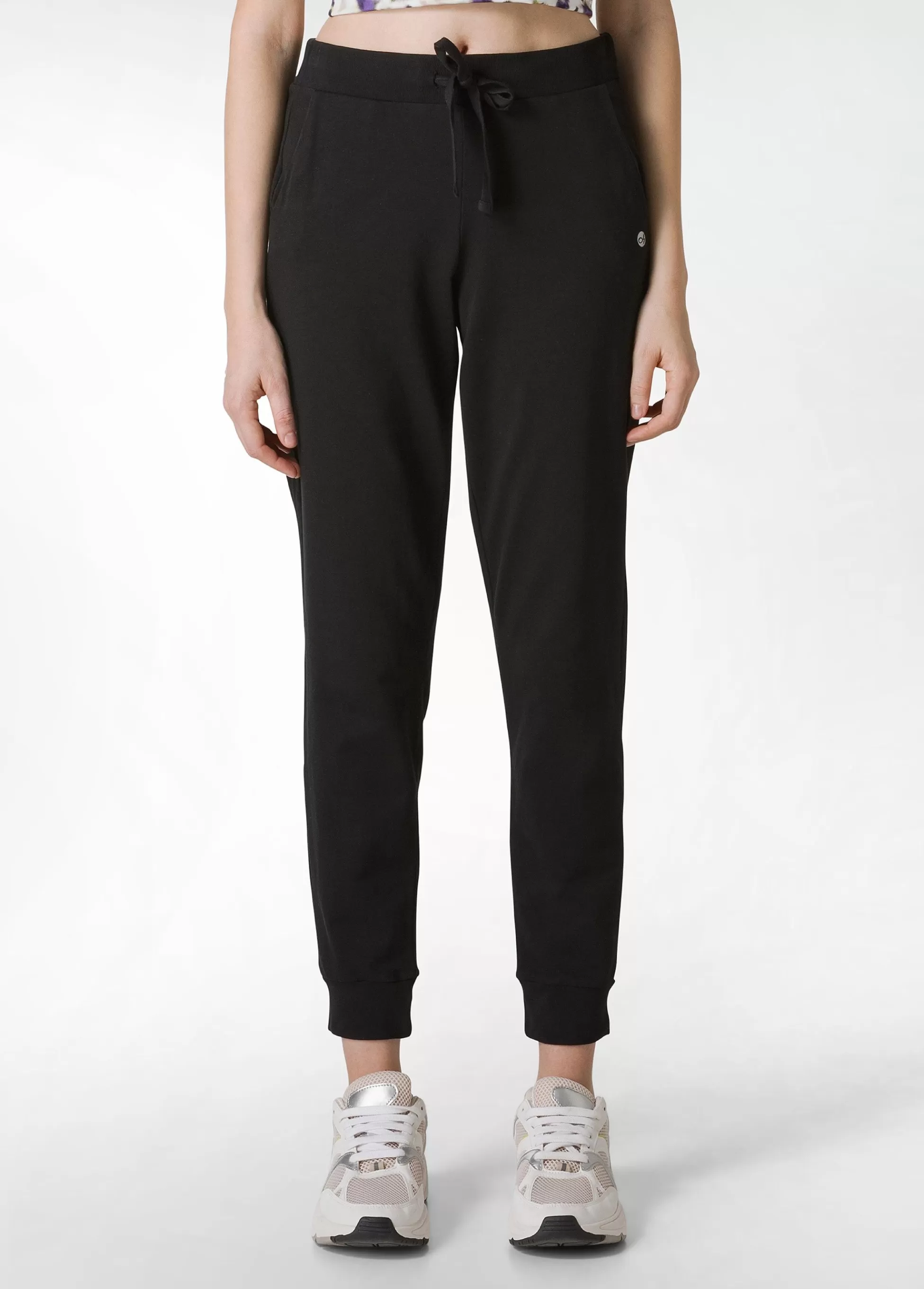Donna DEHA Pantaloni*Pantalone Core In Felpa Leggera Nero