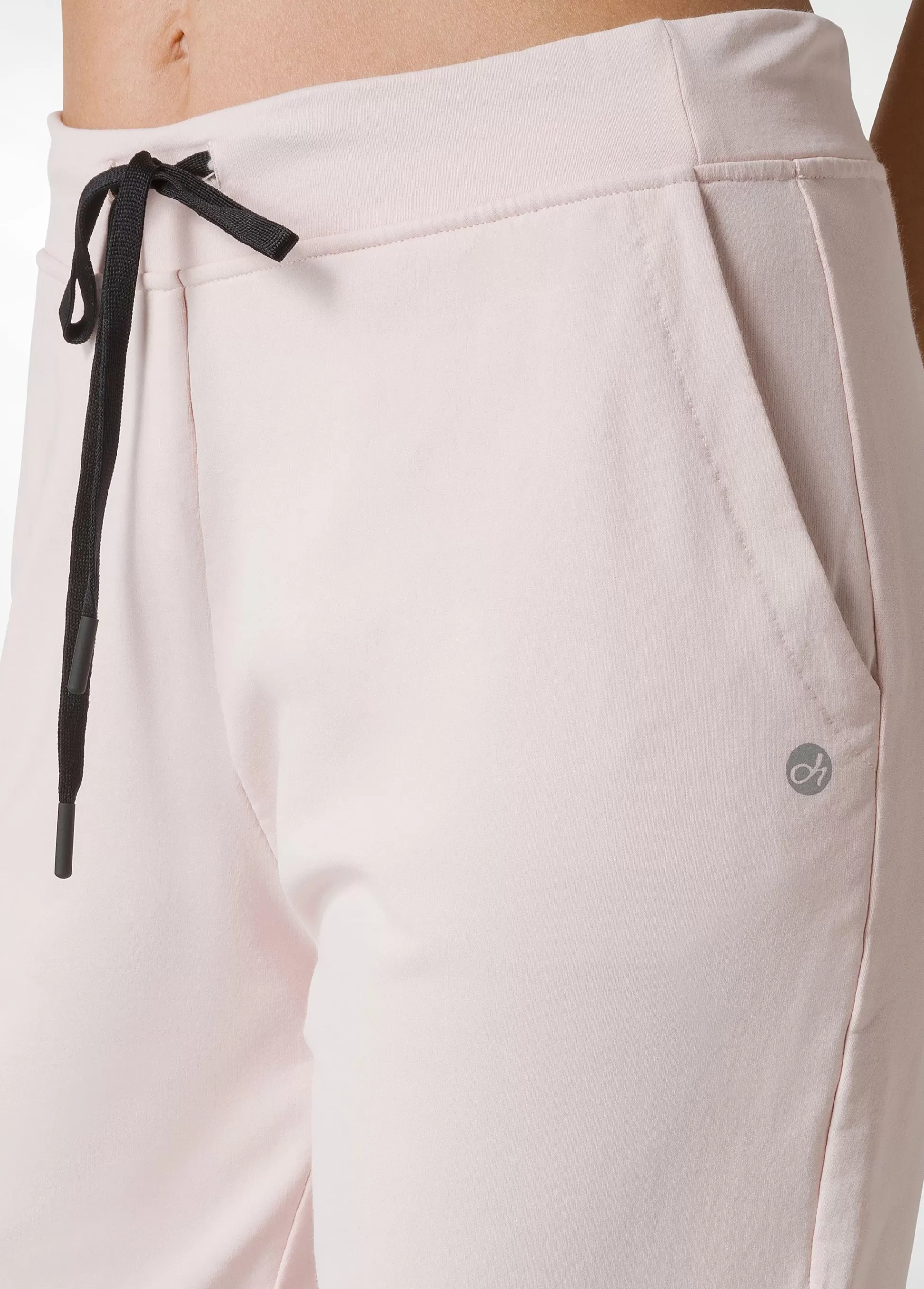 Donna DEHA Pantaloni*Pantalone In Felpa Dettagli Neri Rosa