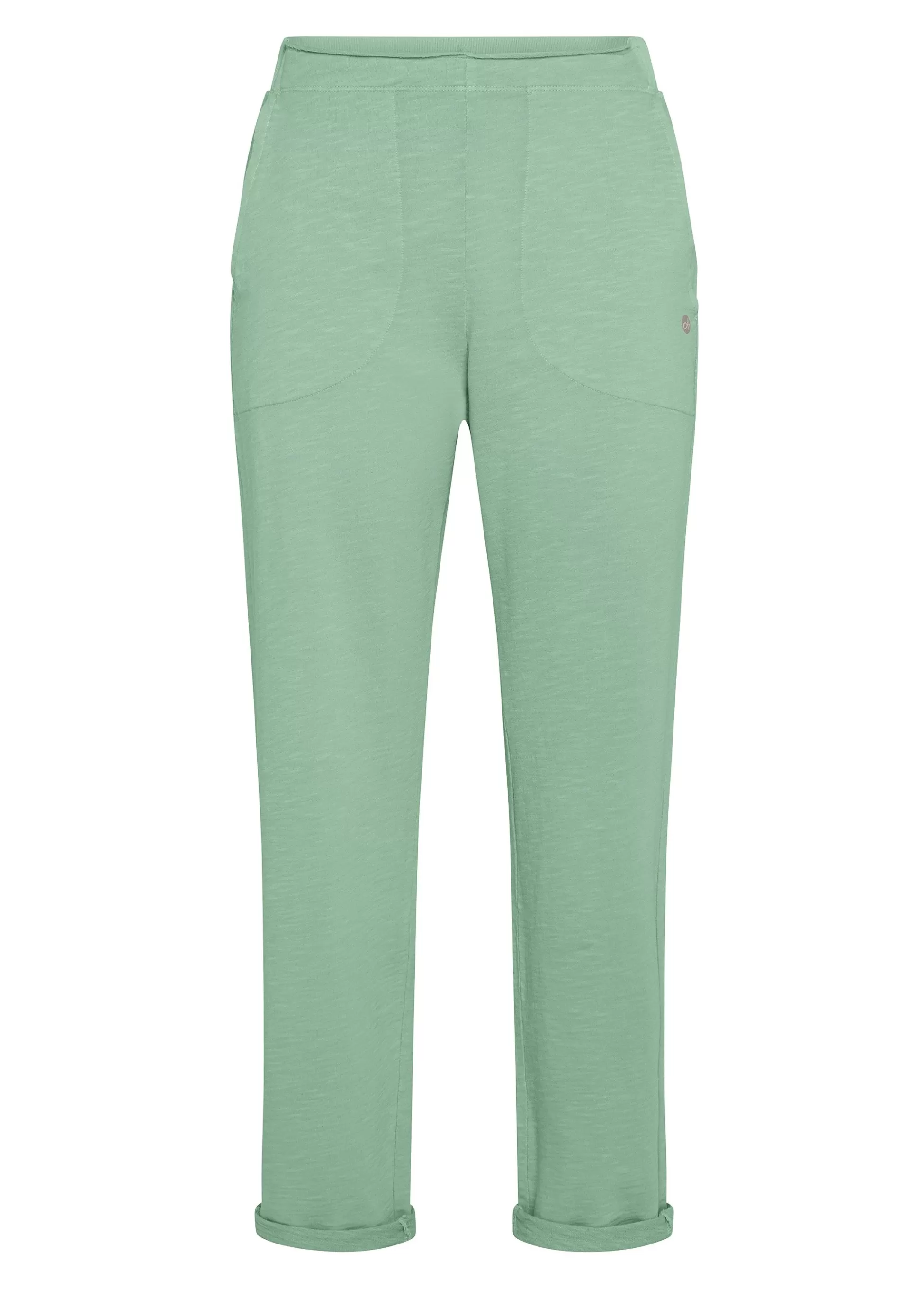 Donna DEHA Pantaloni*Pantalone In Felpa Fiammata Vintage Verde