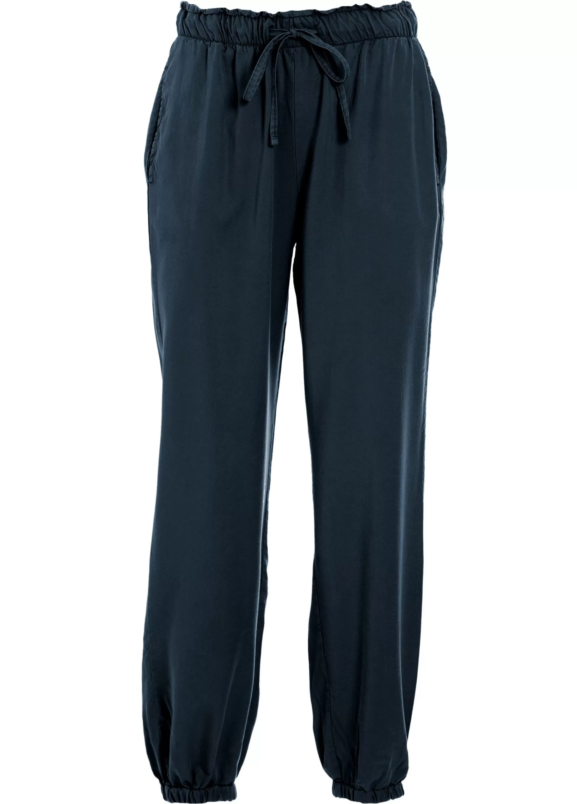 Donna DEHA Pantaloni*Pantalone Jogger In Twill Tencel Blu