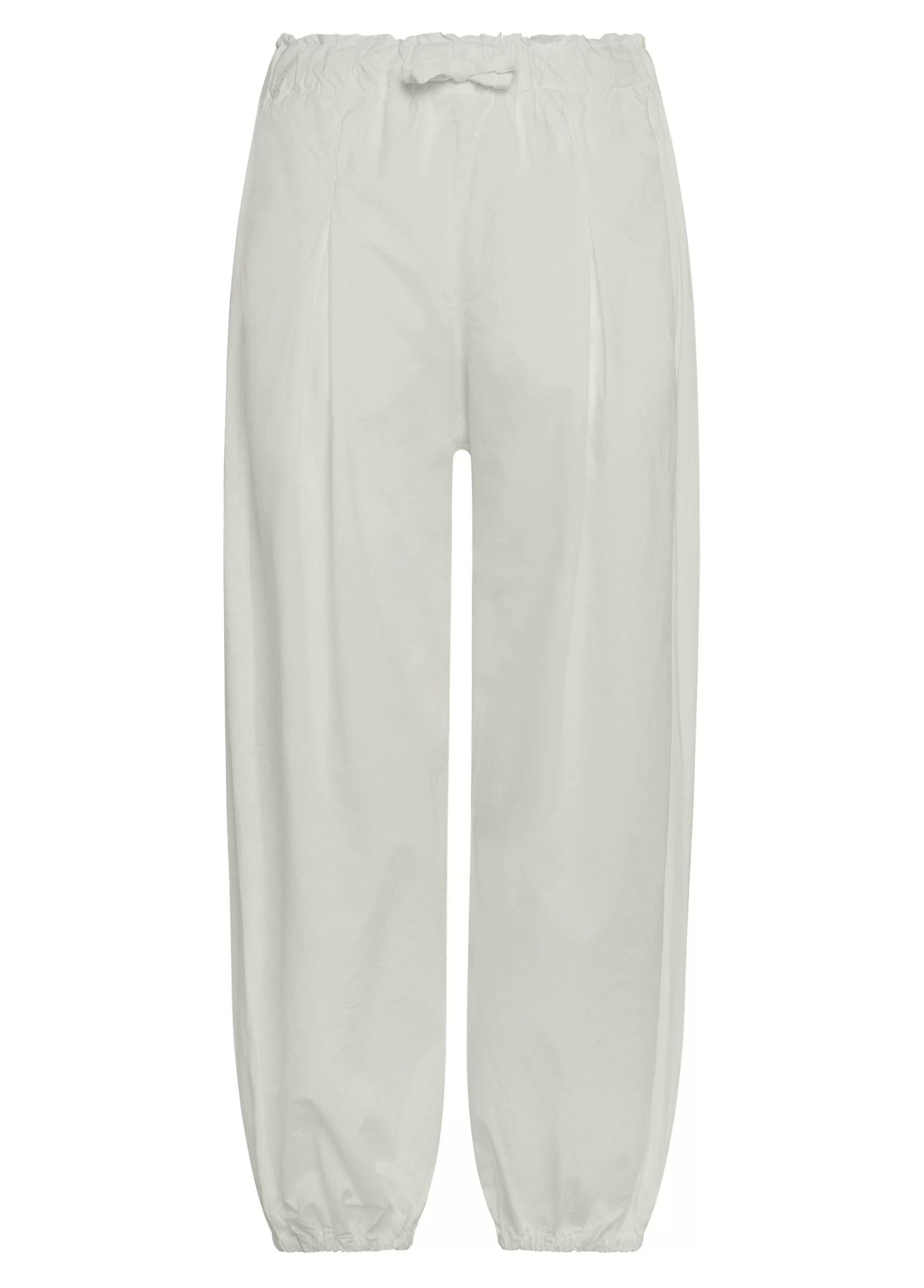 Donna DEHA Pantaloni*Pantalone Relaxed In Popeline E Raso Grigio