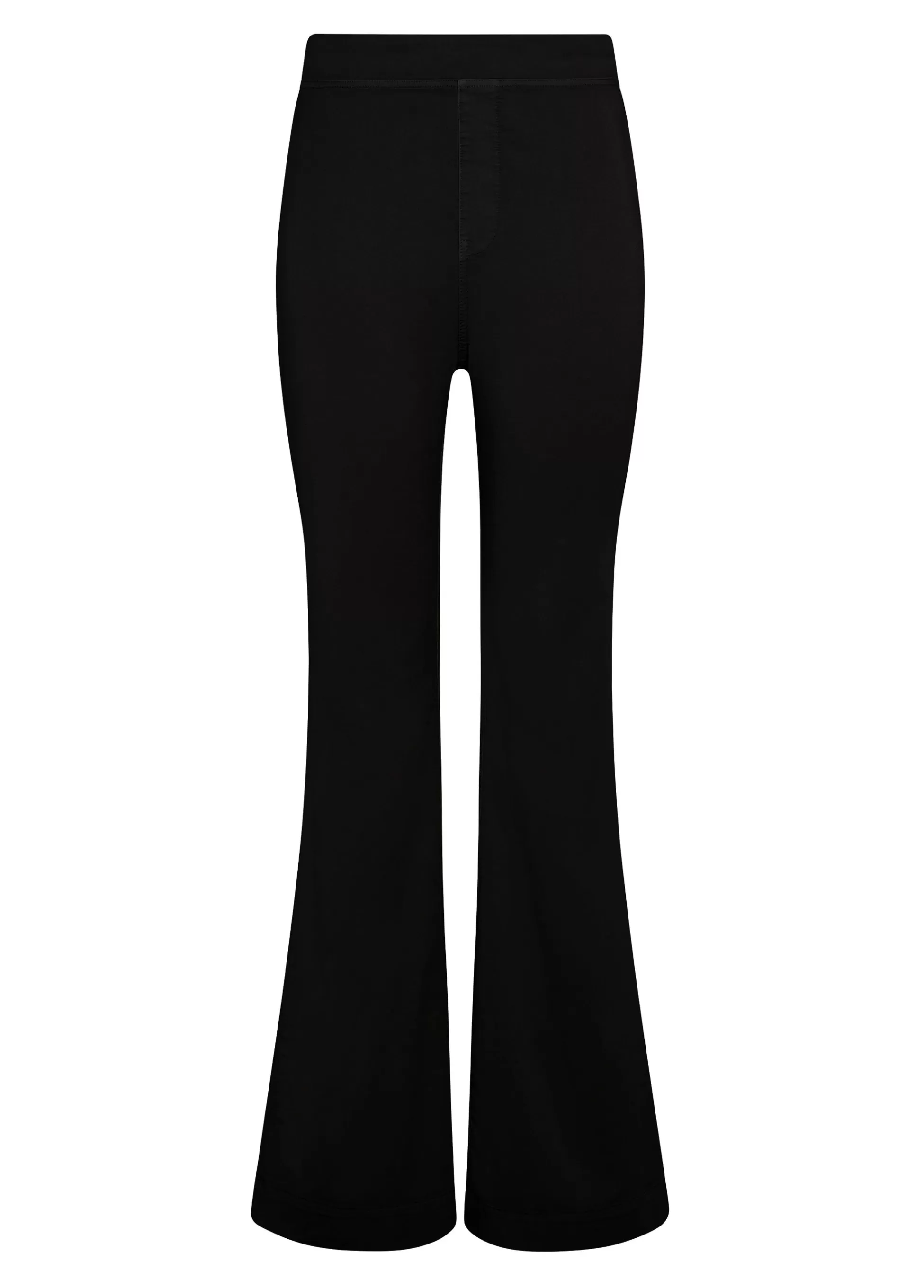 Donna DEHA Pantaloni*Pantalone Svasato In Gabardine Vintage Nero
