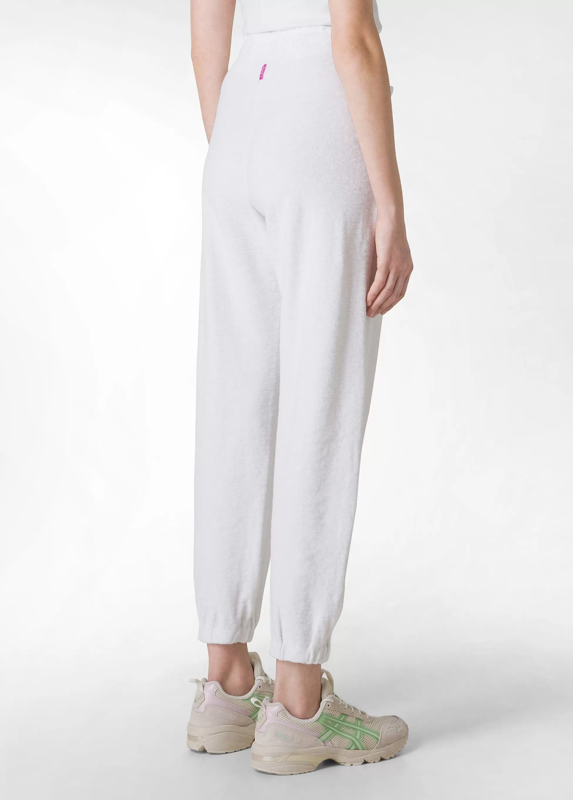 Donna DEHA Pantaloni*Pantaloni Jogger In Spugna Bianco