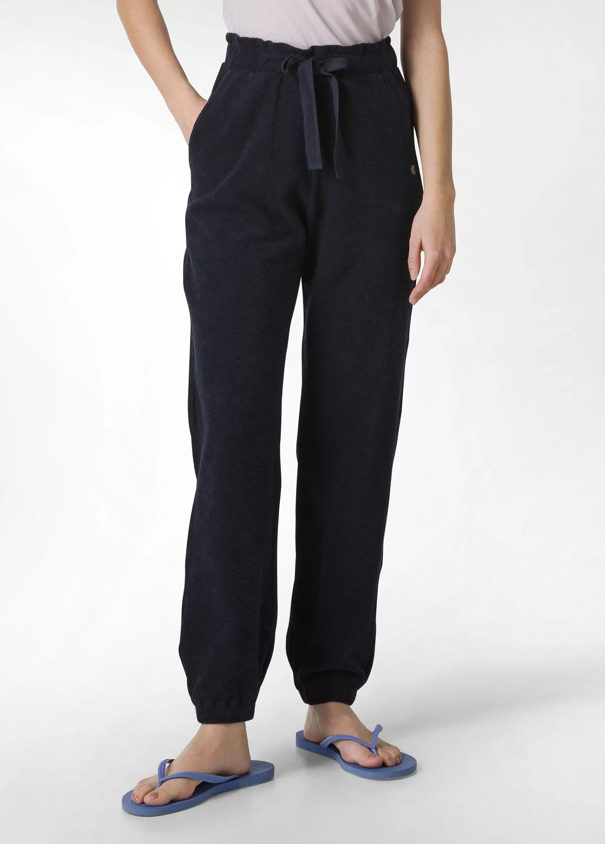 Donna DEHA Pantaloni*Pantaloni Jogger In Spugna Blu