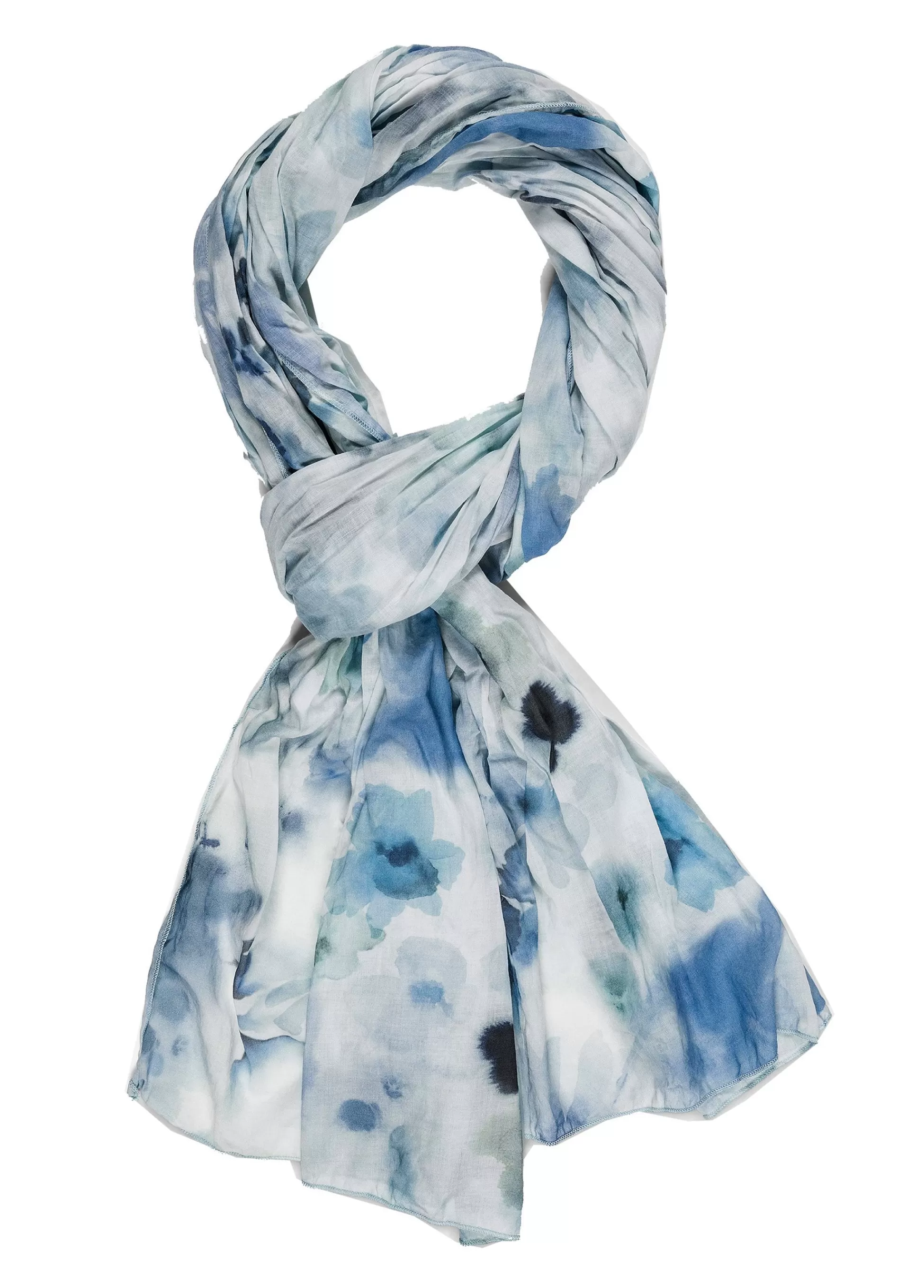 Donna DEHA Accessori*Pashmina In Mussola Stampata Blu