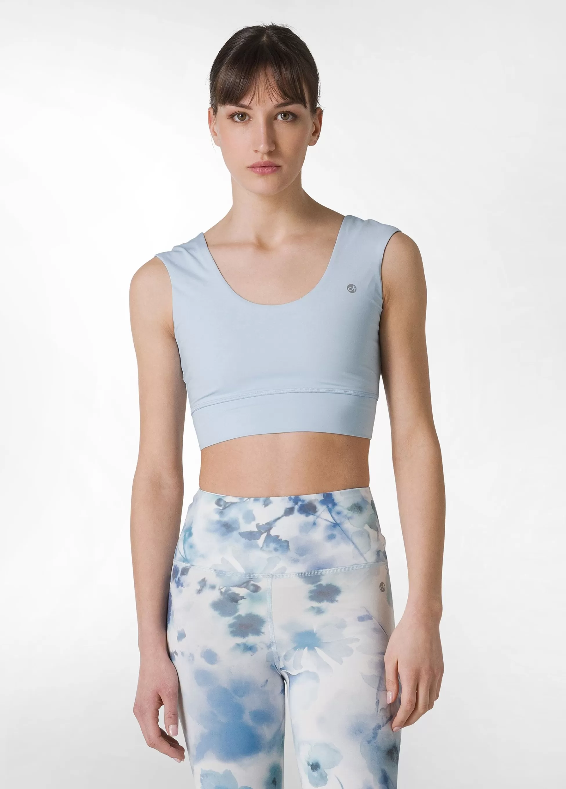 Donna DEHA Canotte E Reggiseni Sportivi*Reggiseno Sportivo In Microfibra Riciclata Blu